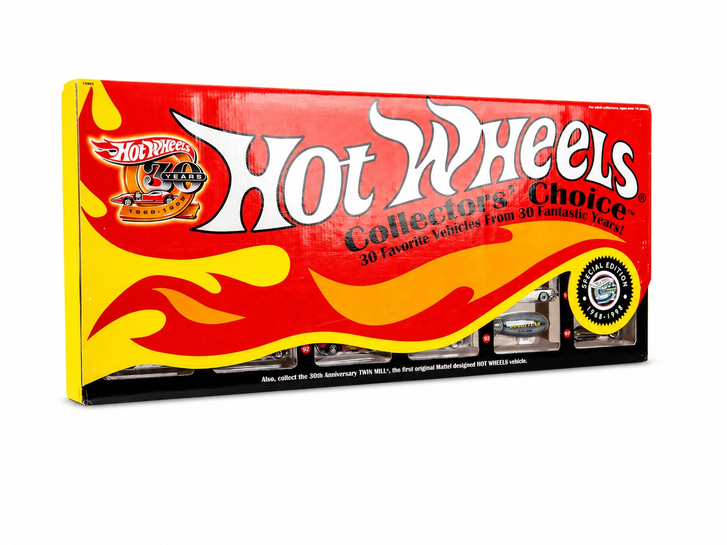 Complete 1998 Hot Wheels Collectors' Choice 30th Anniversary set