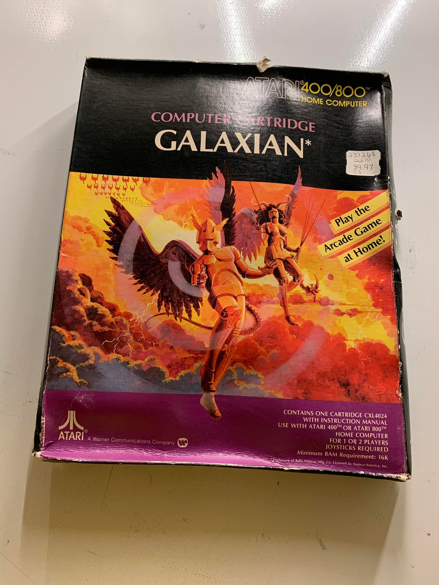 Galaxian for the ATARI 400/800 Computer