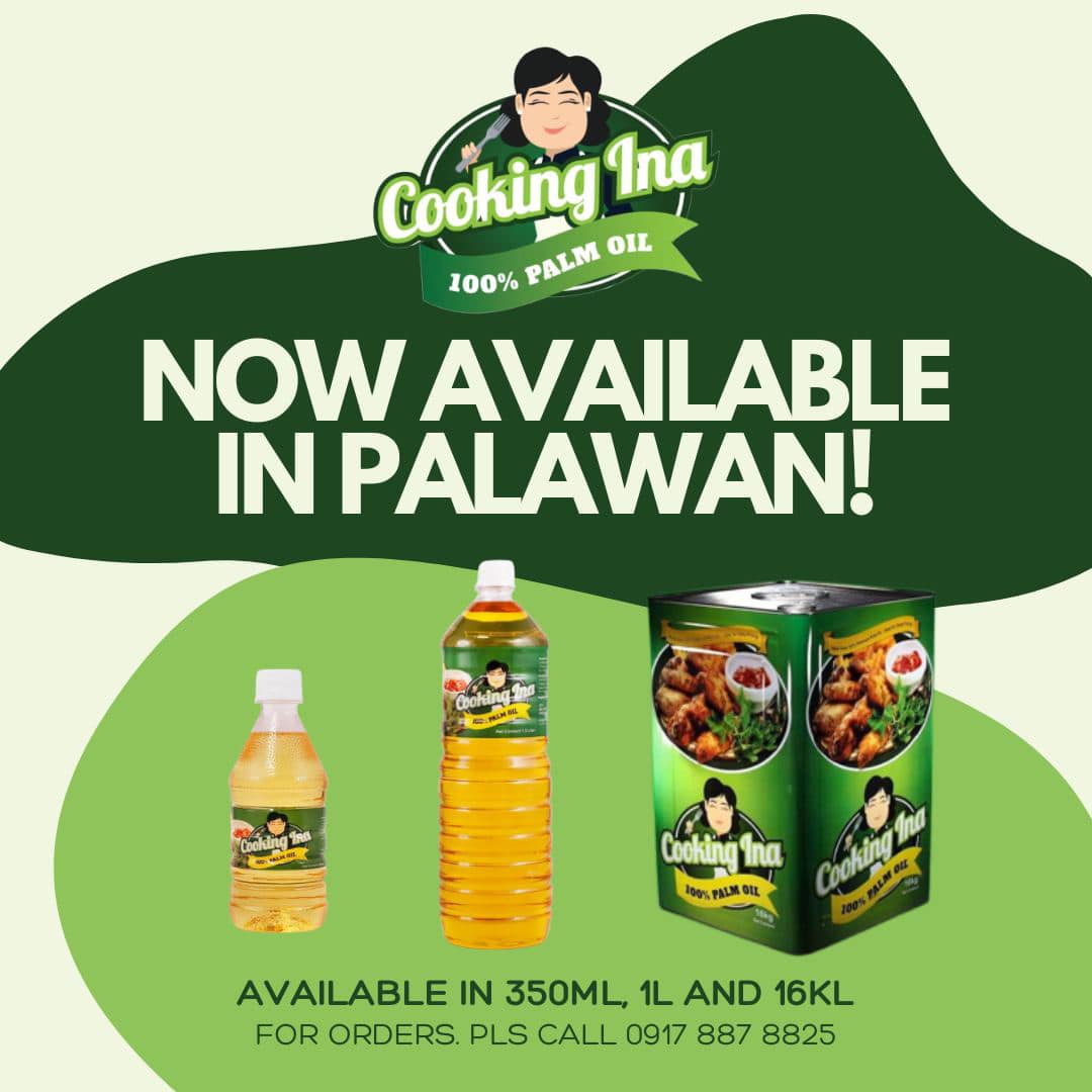 ARSET - Cooking Ina Palm Oil is now available in Palawan!... | Facebook