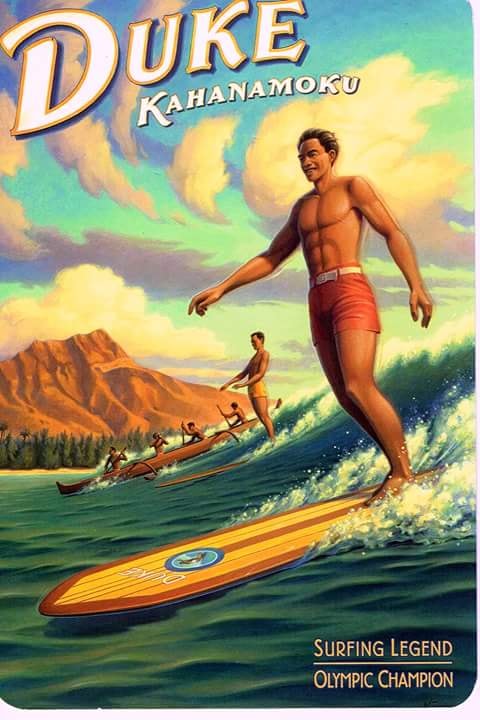 Riding a Vintage Hawaiian Surfboard, a Step into History