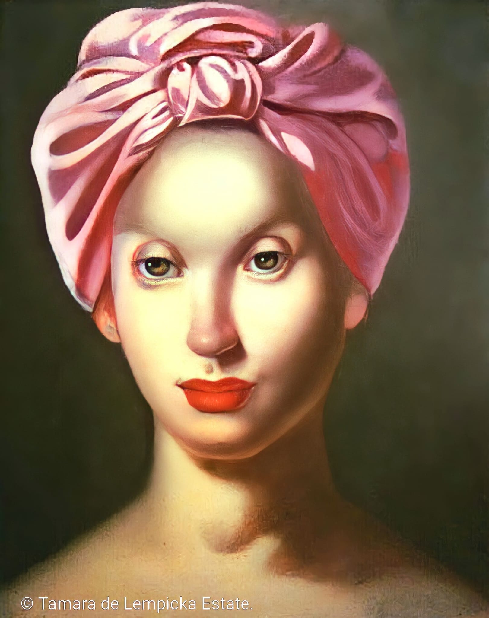 Tamara de Lempicka (1898-1980) The Green Turban c. 1927 📸Pinterest