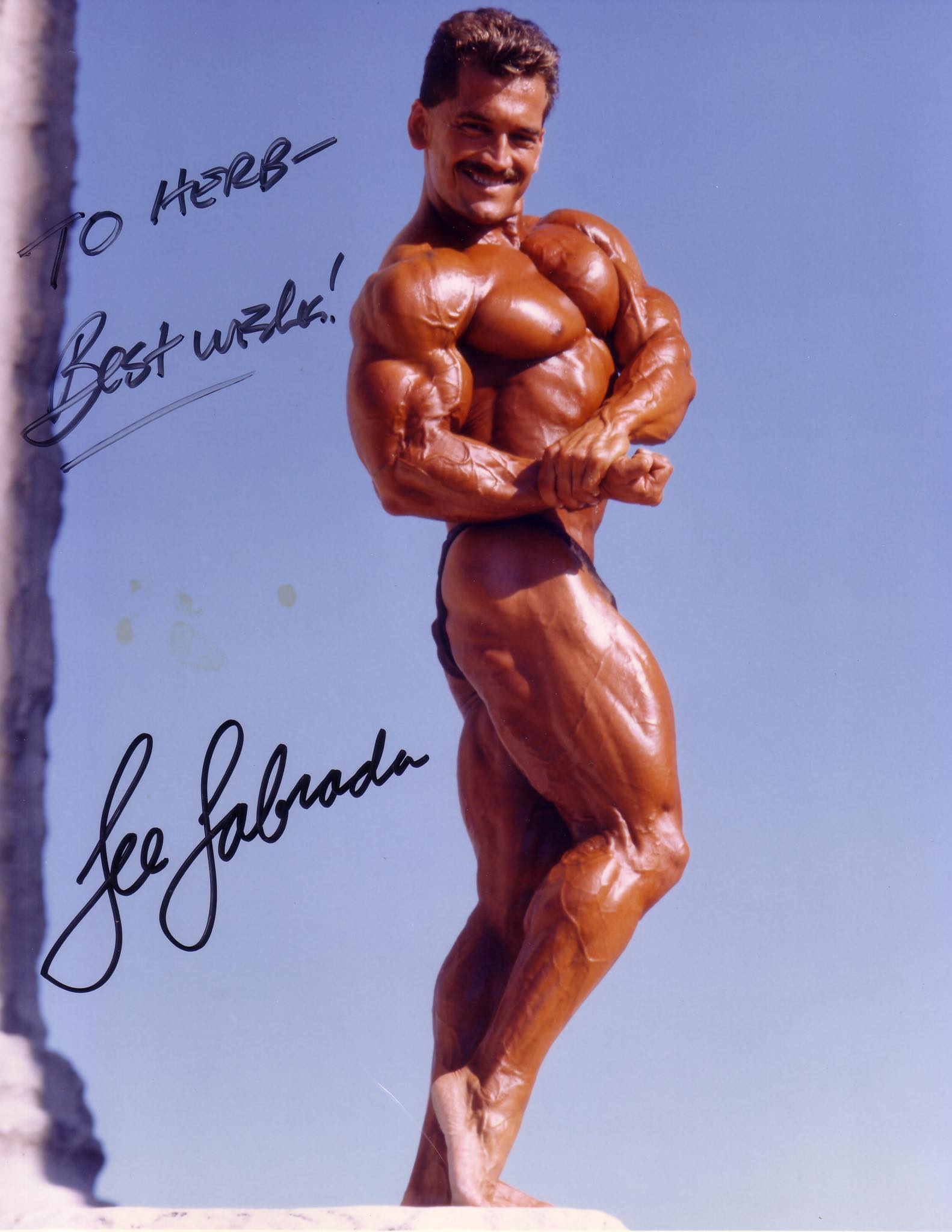 Lee Labrada's physique then and now