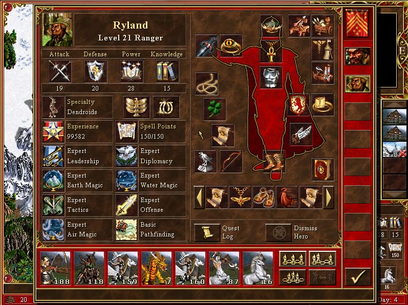 Heroes of Might and Magic 3 magic book requirement