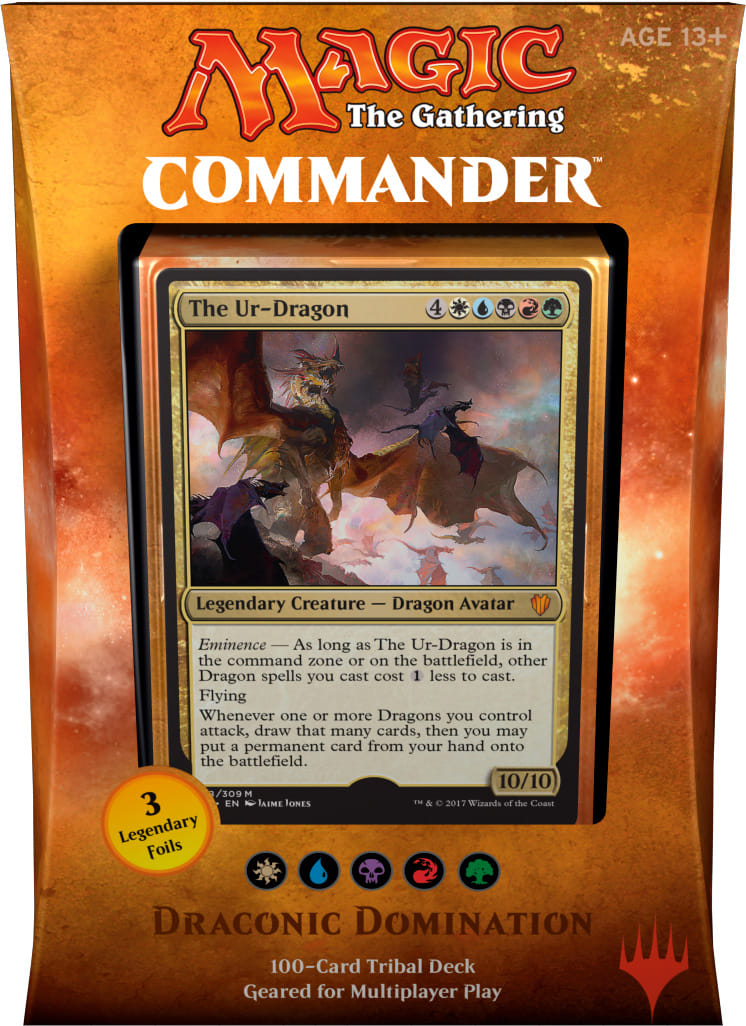 magic the gathering mtg commander 2017 deck draconic domination 401 Games Canada - - “Draconic Domination” Commander 2017 Deck