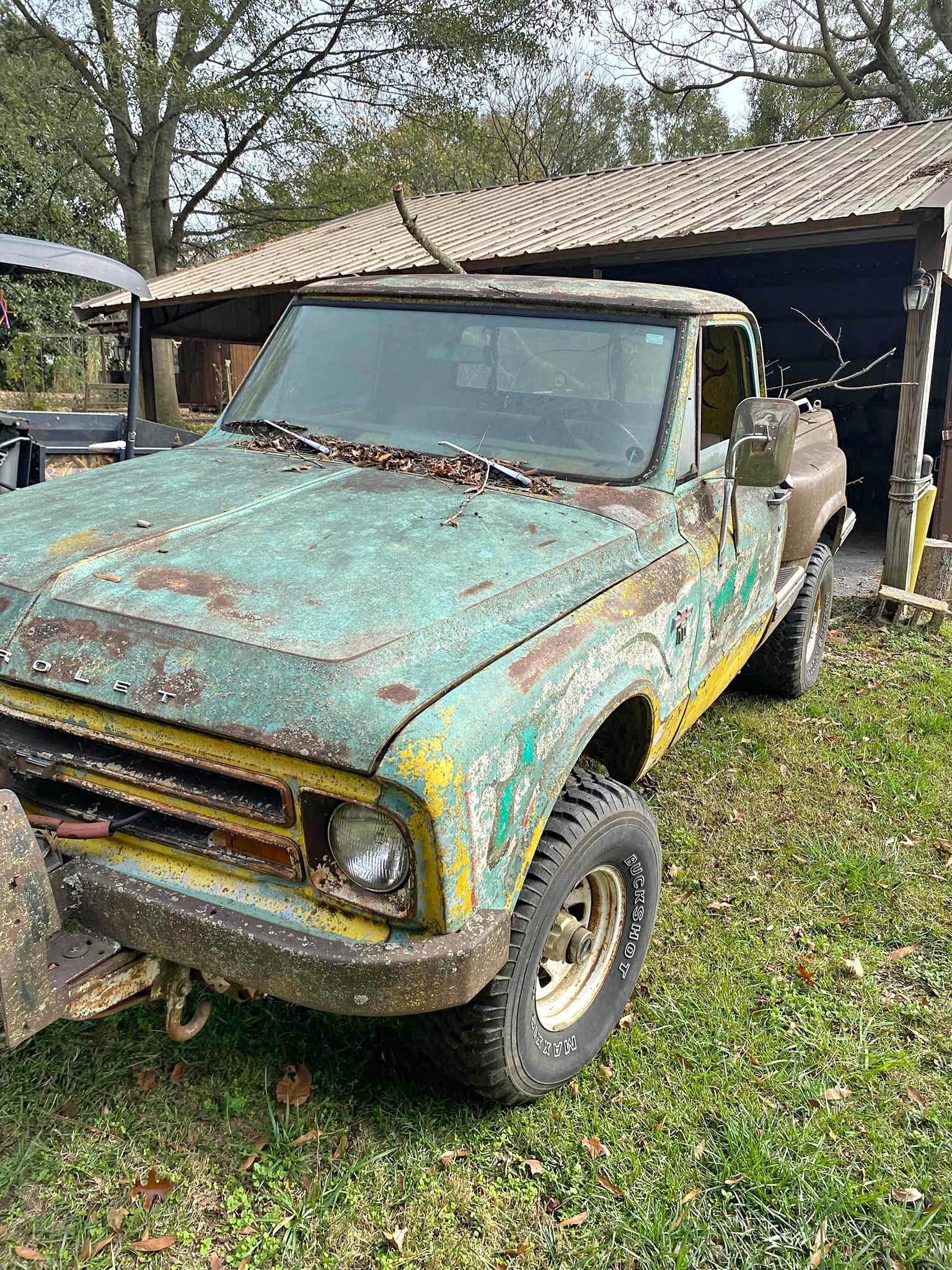 67 Chevy pick Body only.