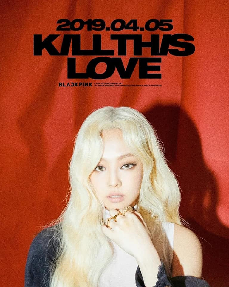 BLACKPINK 'KILL THIS LOVE' JENNIE COMEBACK TEASER POSTER ✓ 2019.04.05