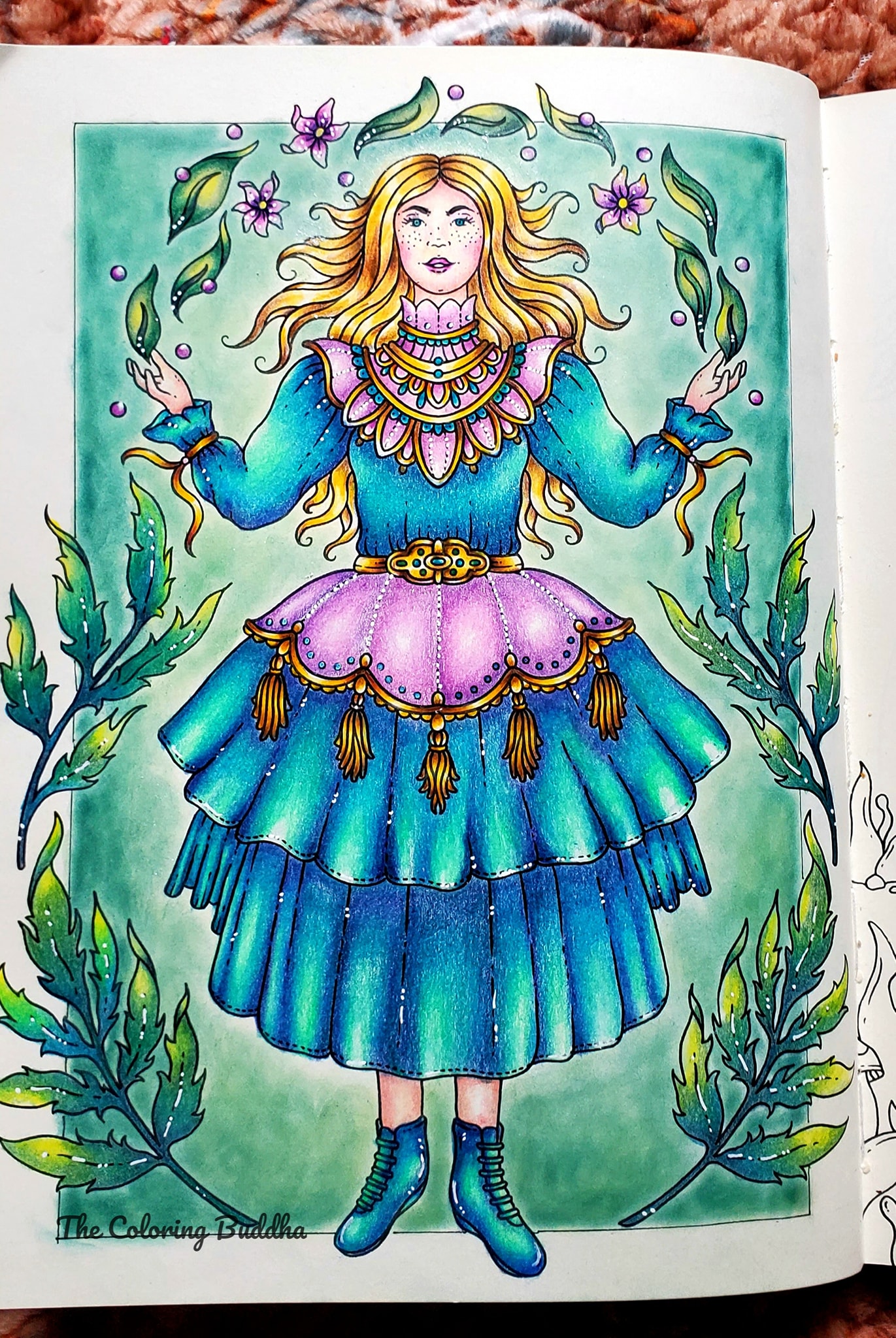 Coloring unicorns from Hanna Karlzon's Tales from the Forest Kingdom