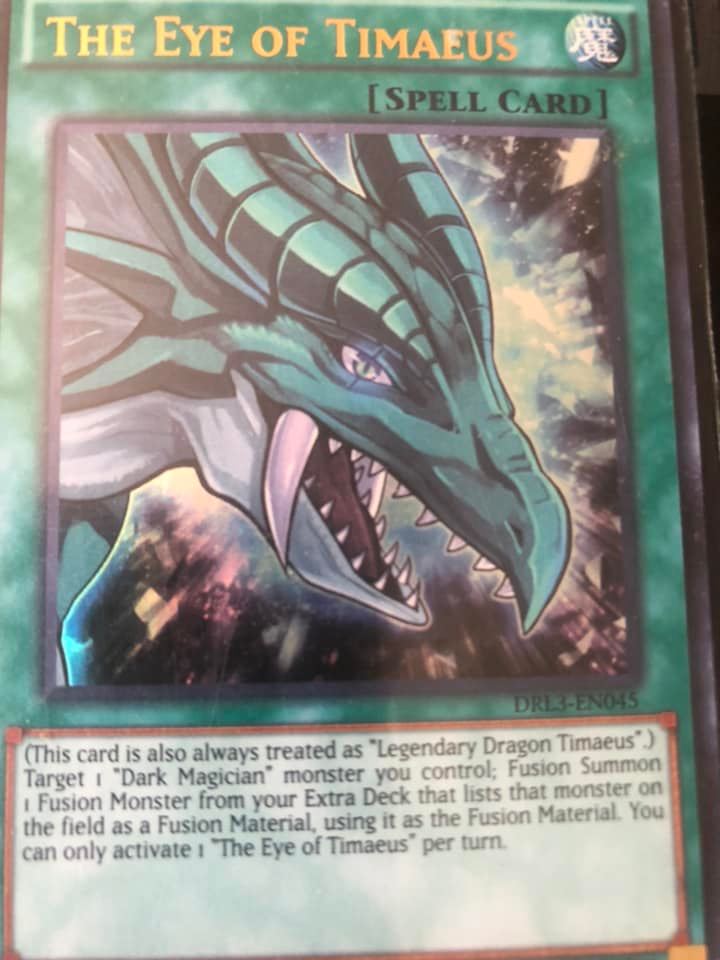 yugioh card the eye of timaeus TTP1-JP018 (N) Oh trading and collectible card game (TCG/CCG) The Gaze of Timaeus |