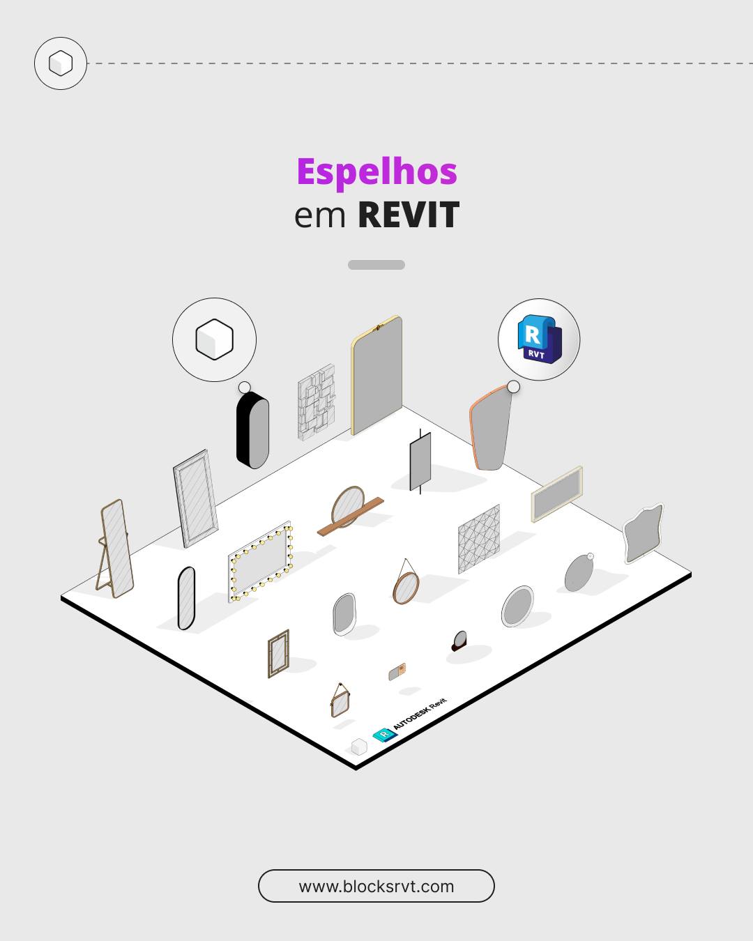 Blocks Revit - 🪞 Renove o visual dos seus projetos com a... | Facebook