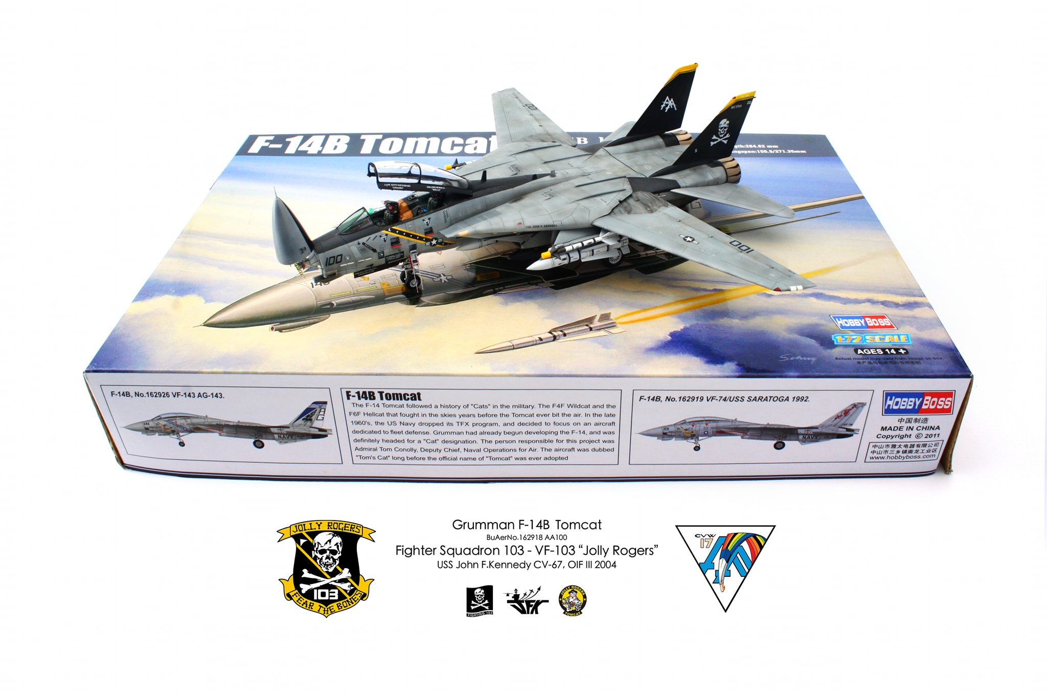 Calling it done! 1/72 US Navy F-14B Tomcat BuAerNo.162918/AA100 of