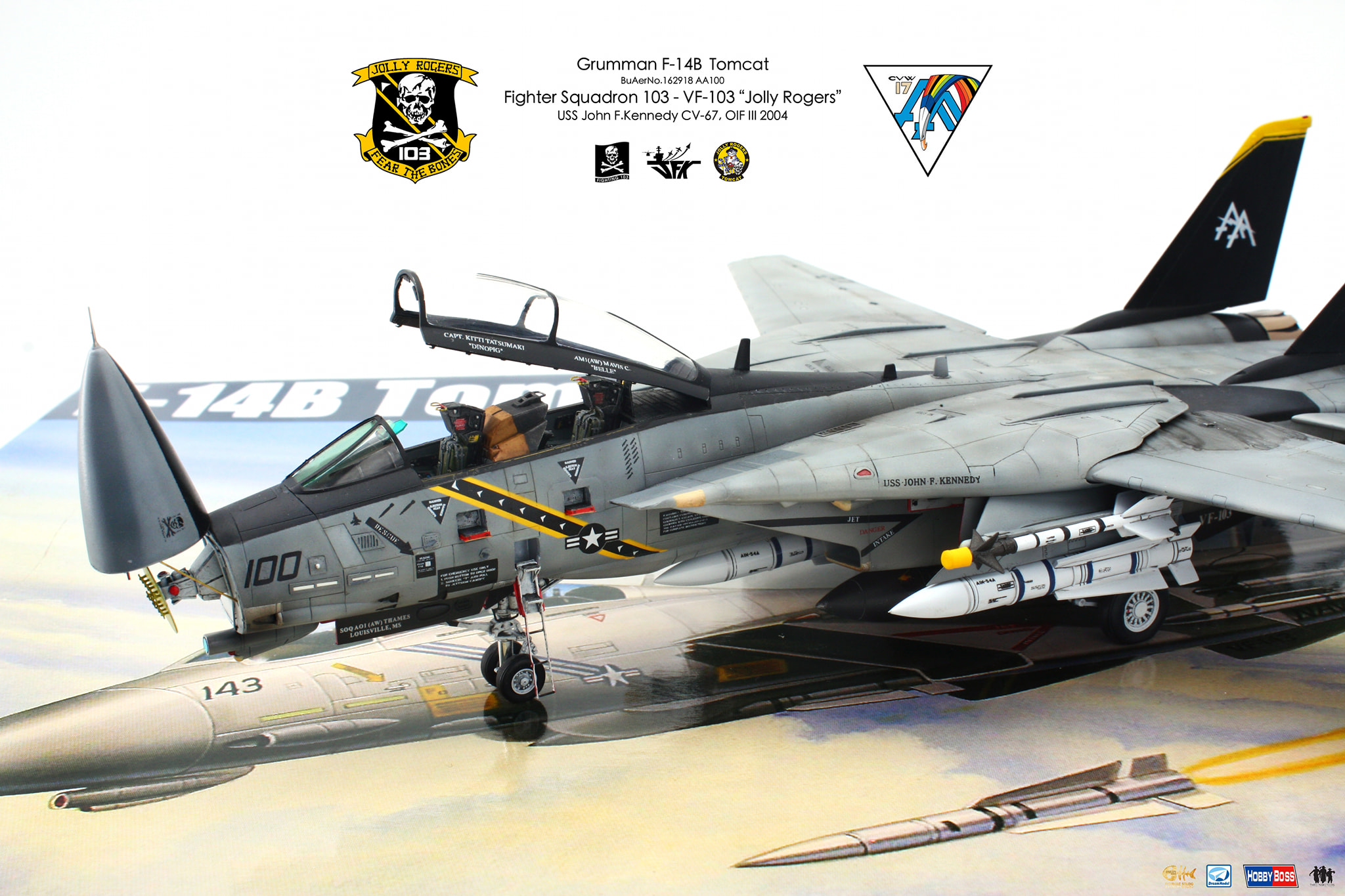 Calling it done! 1/72 US Navy F-14B Tomcat BuAerNo.162918/AA100 of