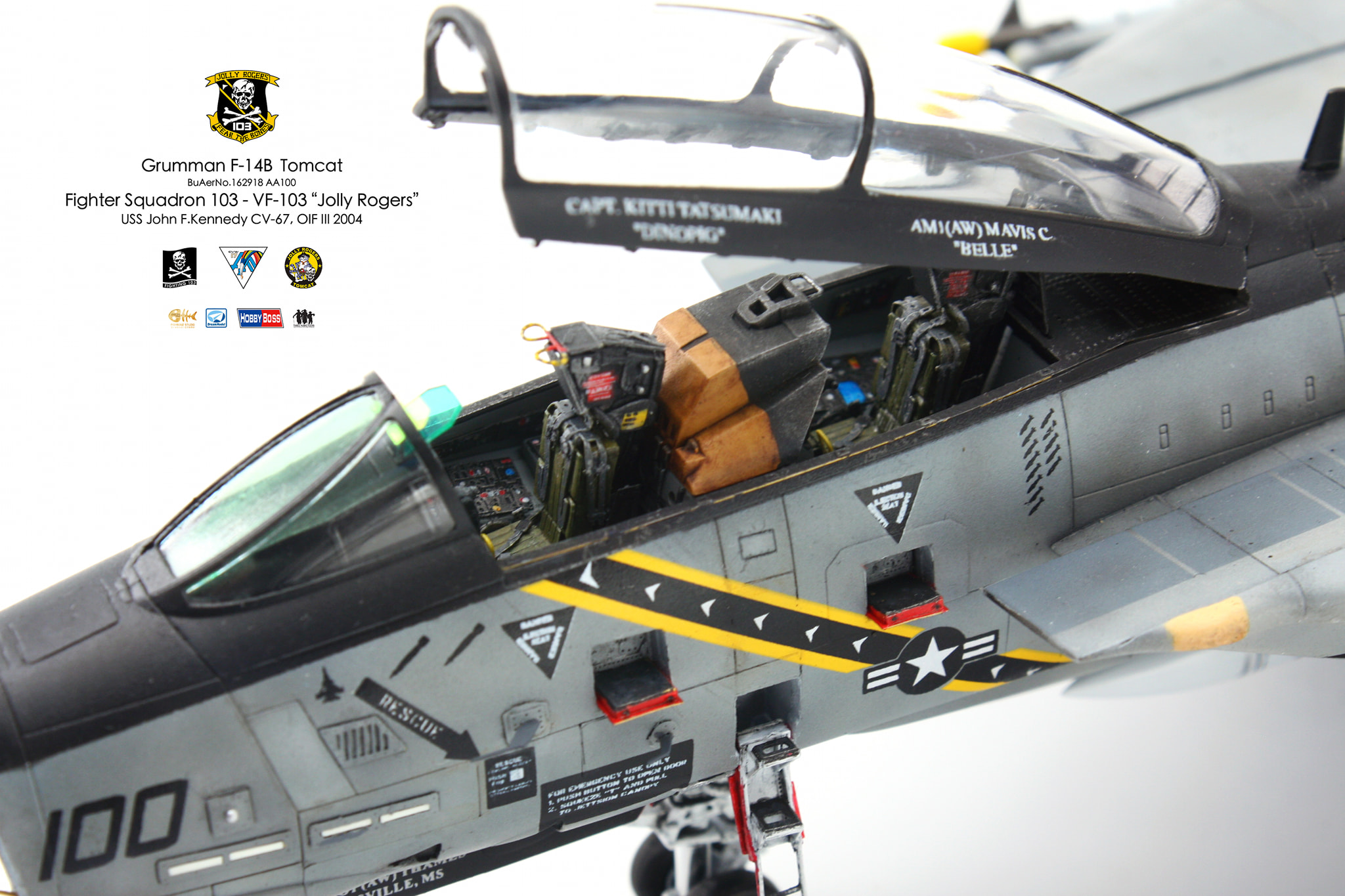 Calling it done! 1/72 US Navy F-14B Tomcat BuAerNo.162918/AA100 of