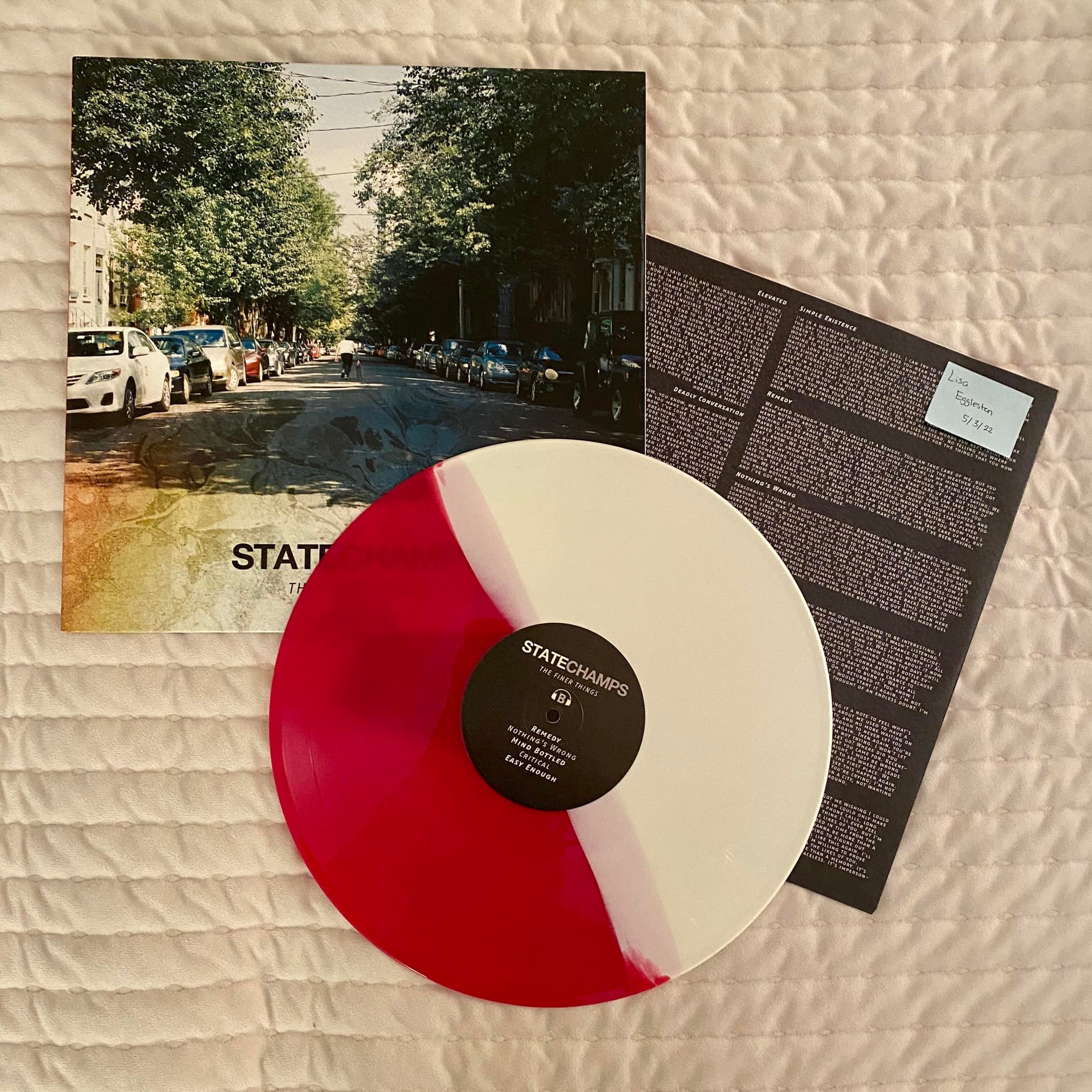 State Champs finer things album cover picture
