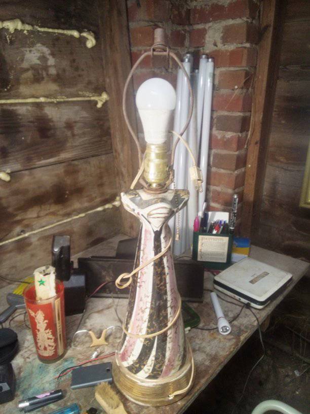 Any info about this vintage lamp from 1903 Victorian home?