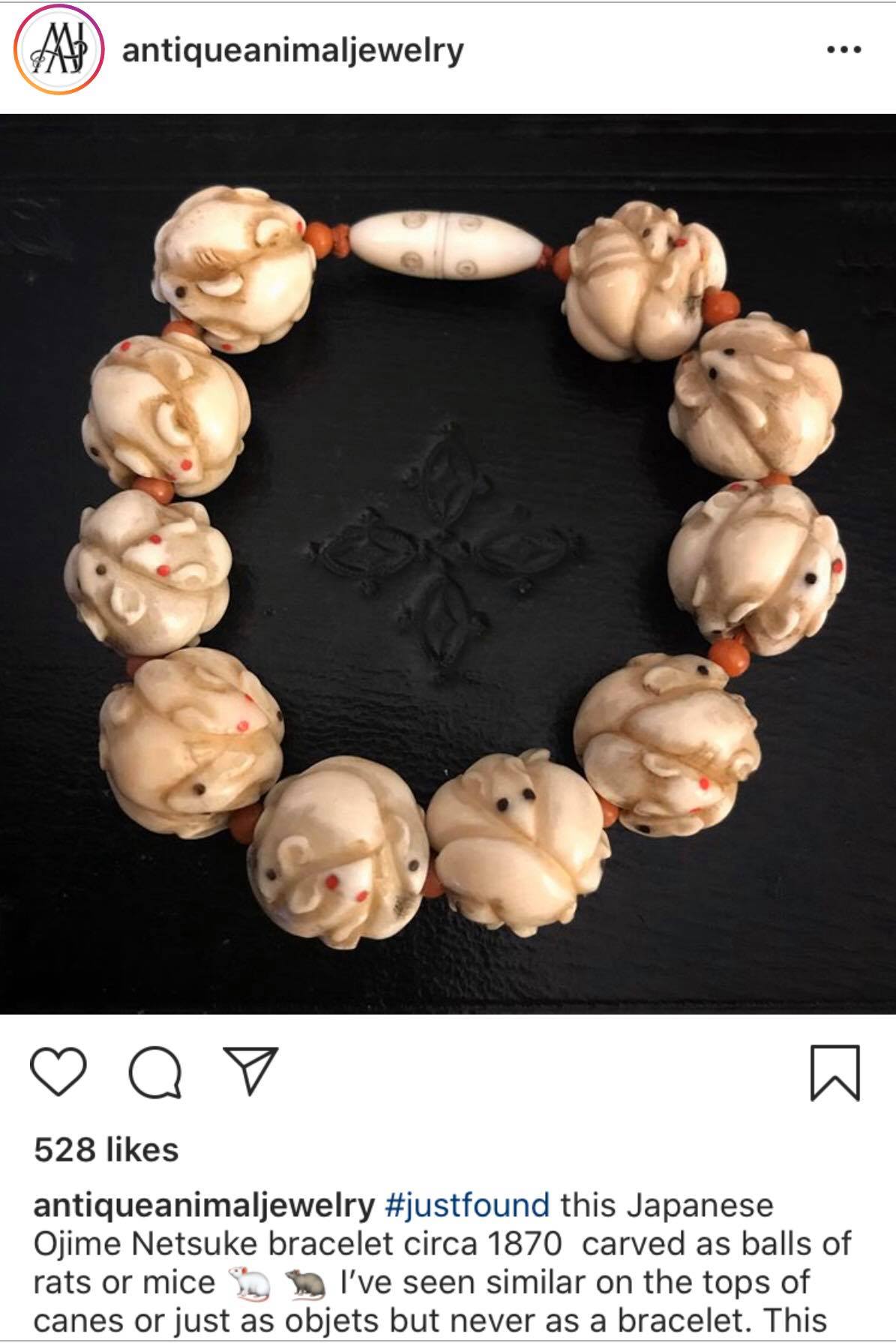 What is this vintage rat bangle bracelet?