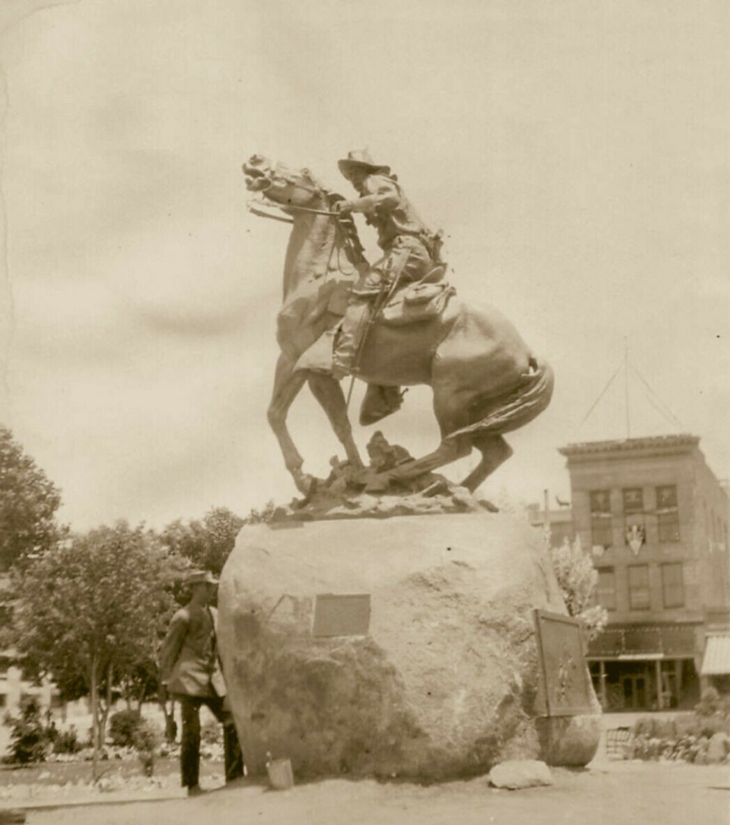 The Rough Rider Monument, also known as the Buckey O'Neill