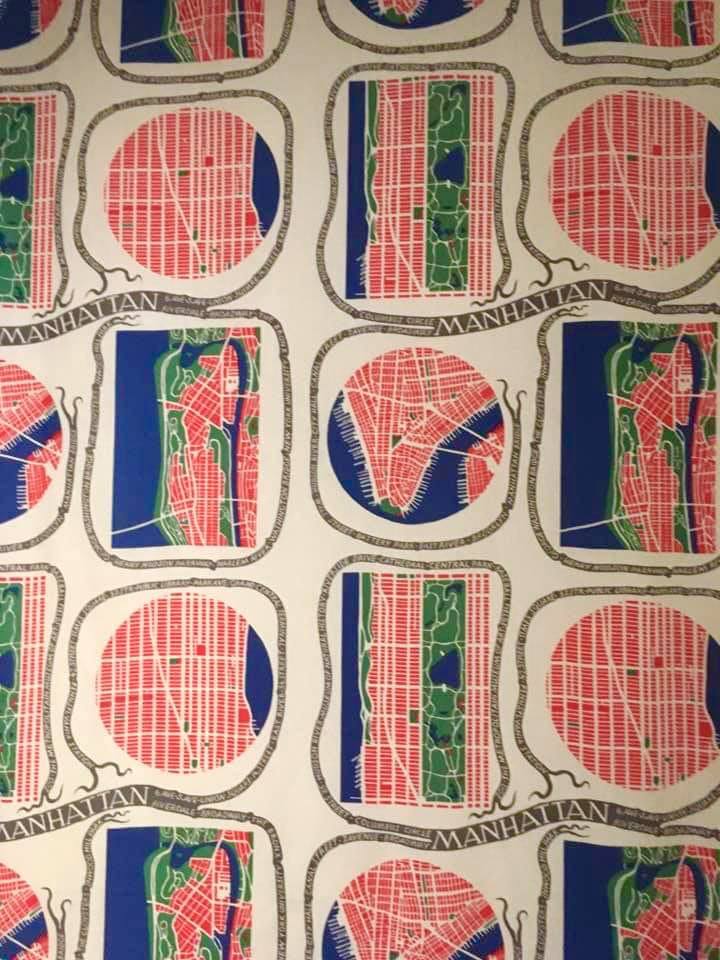 Josef Frank's Manhattan textile at Sven-Harrys Konstmuseum