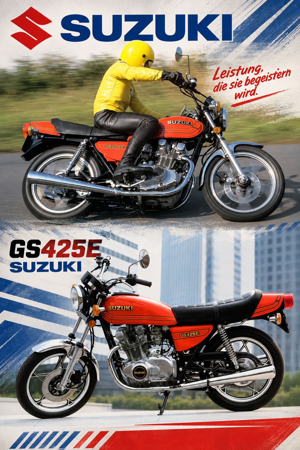 1974 YAMAHA XS650 brochure GERMANY
