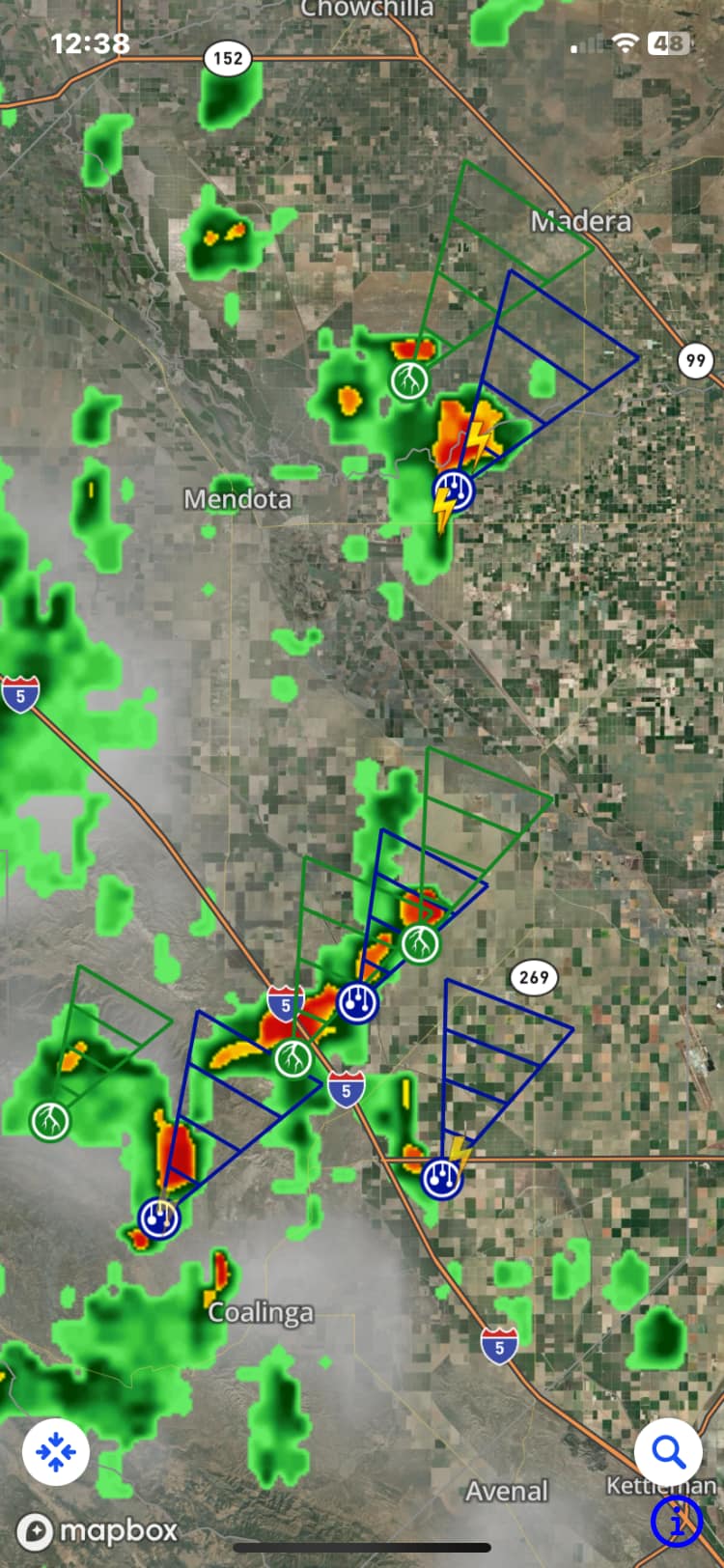 I’m tracking thunderstorms. This is... - Kevin Musso ABC30 | Facebook