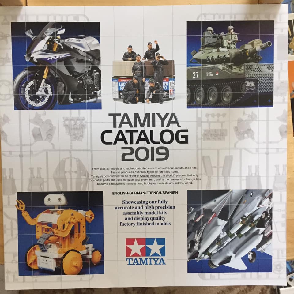 Tamiya catalog collection from 1972 to 2019