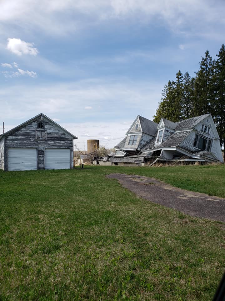 Forgotten Wisconsin | This is a street in Ruby Wisconsin from around ...