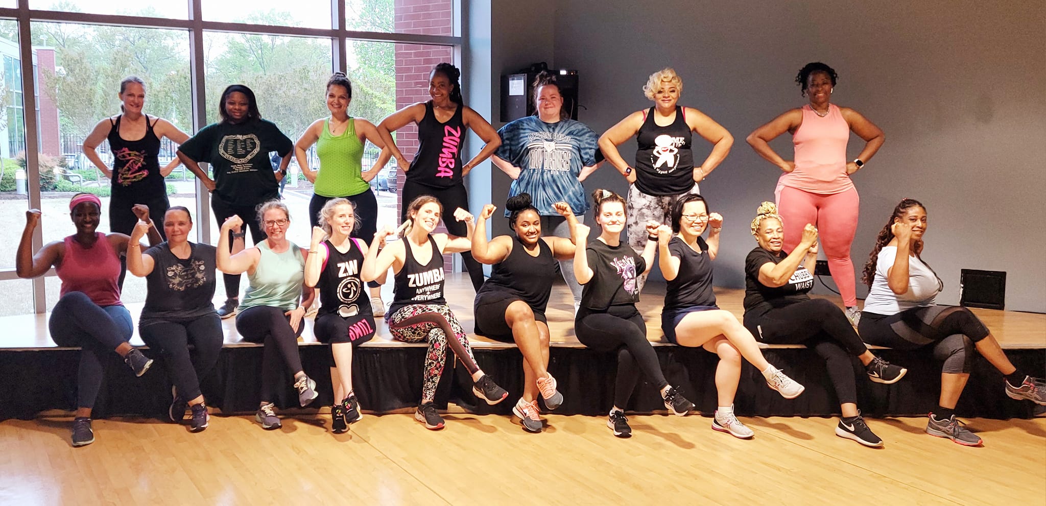 Zumba Gold workout with weights to Unstoppable by Sia