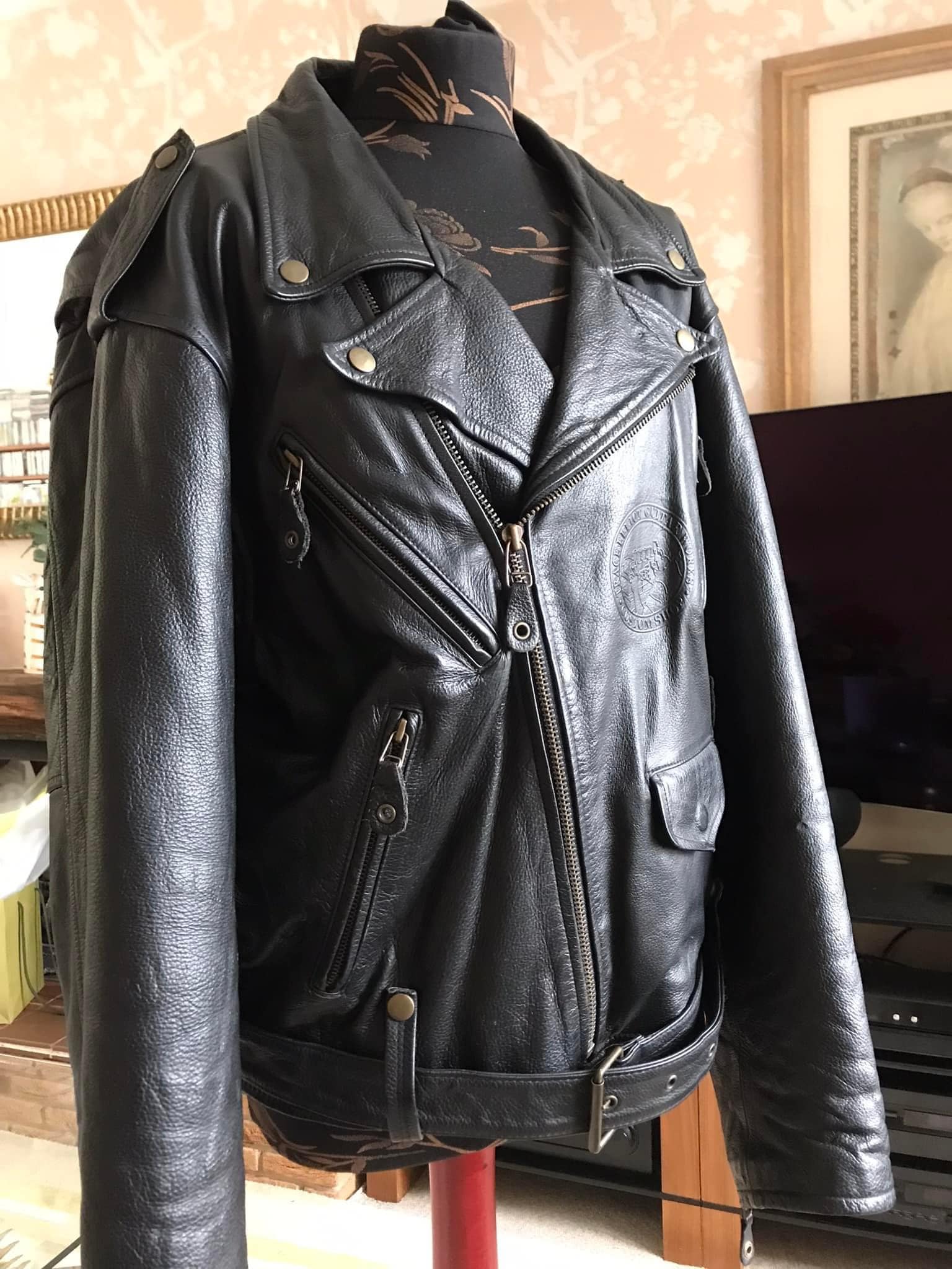 Rare L.G.B Bono-9 leather jacket for sale