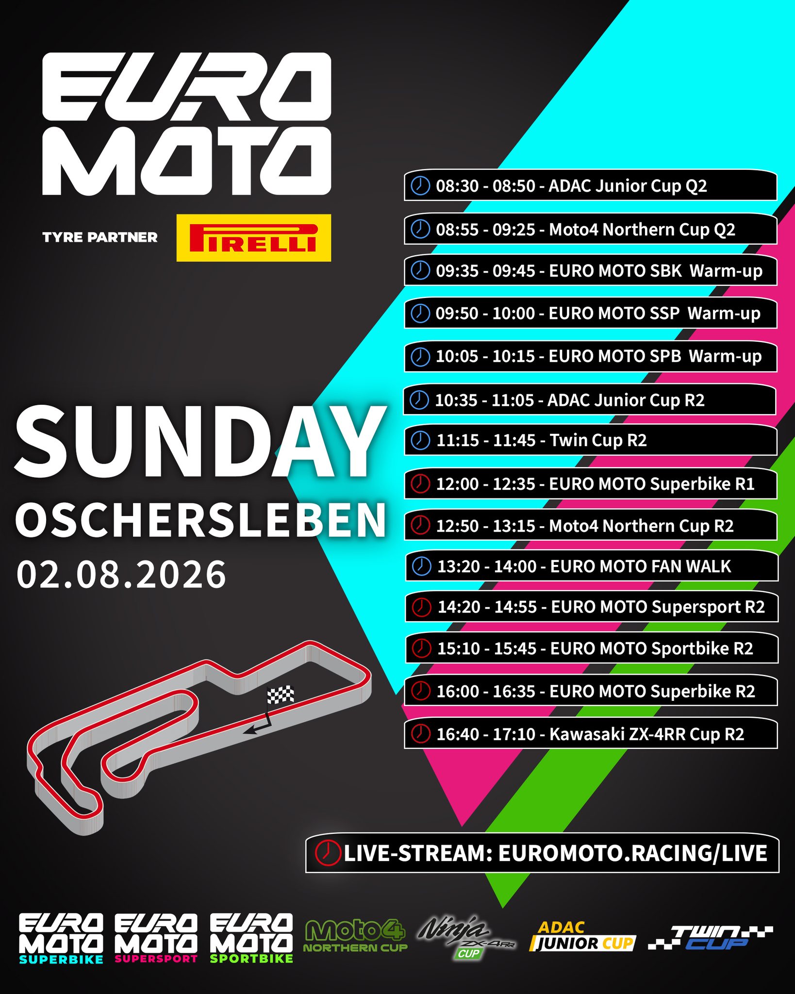 🇩🇪 It´s race day – und hier kommt dein Fahrplan für den