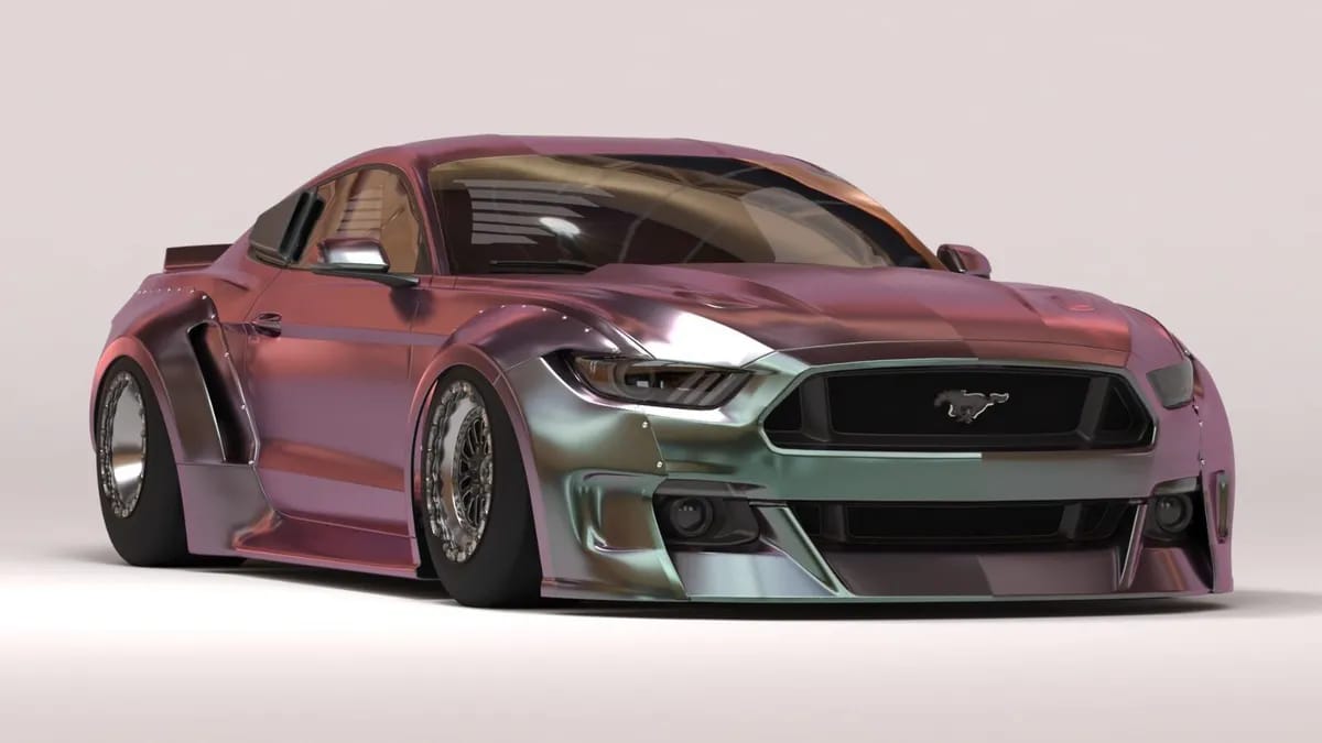 Revell #4 JPS Mustang model car build and details