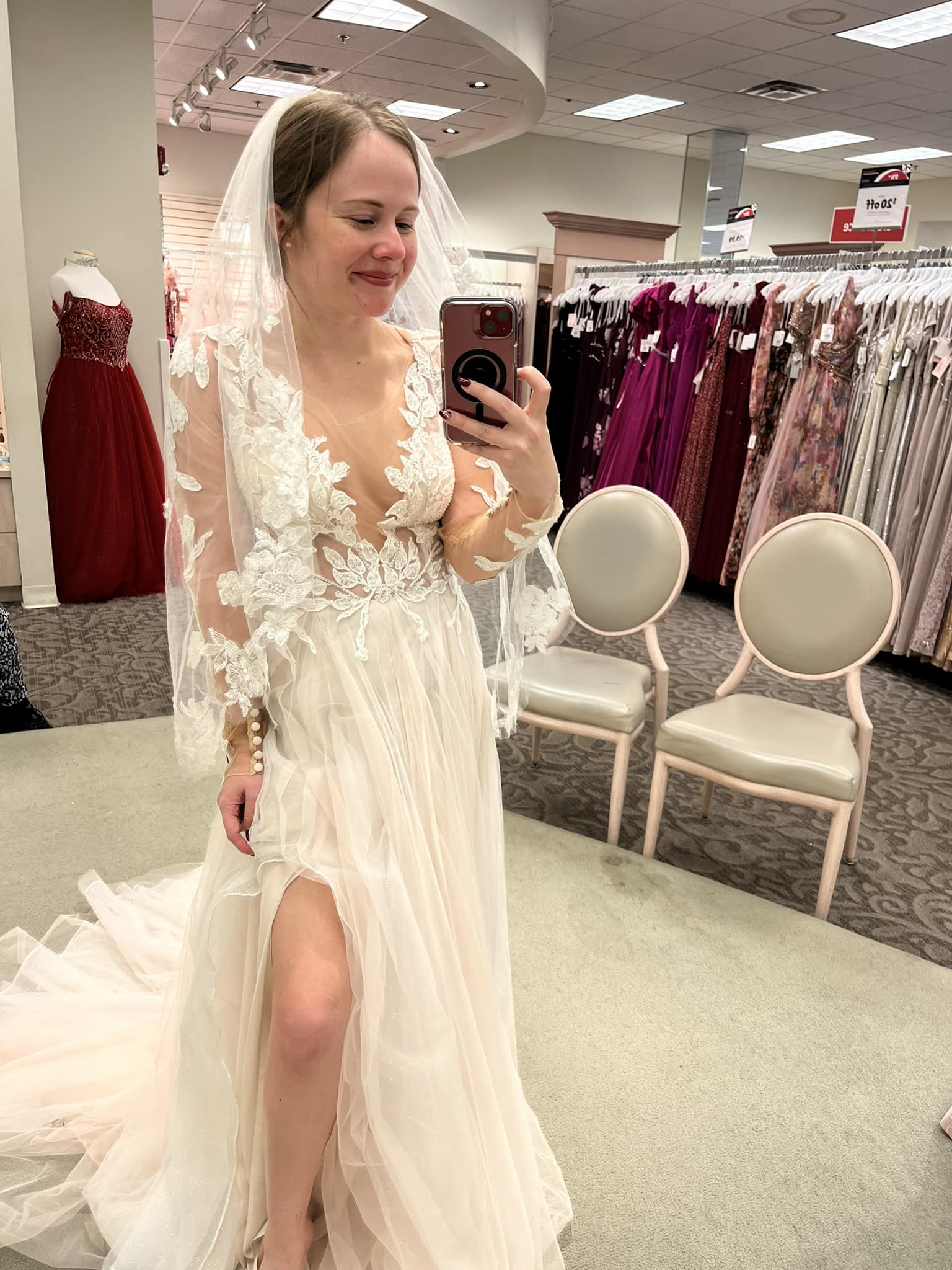 used wedding dresses west palm beach Where to find affordable in Beach? Color:Pink Silver Lace Fit and Flare size_code-S