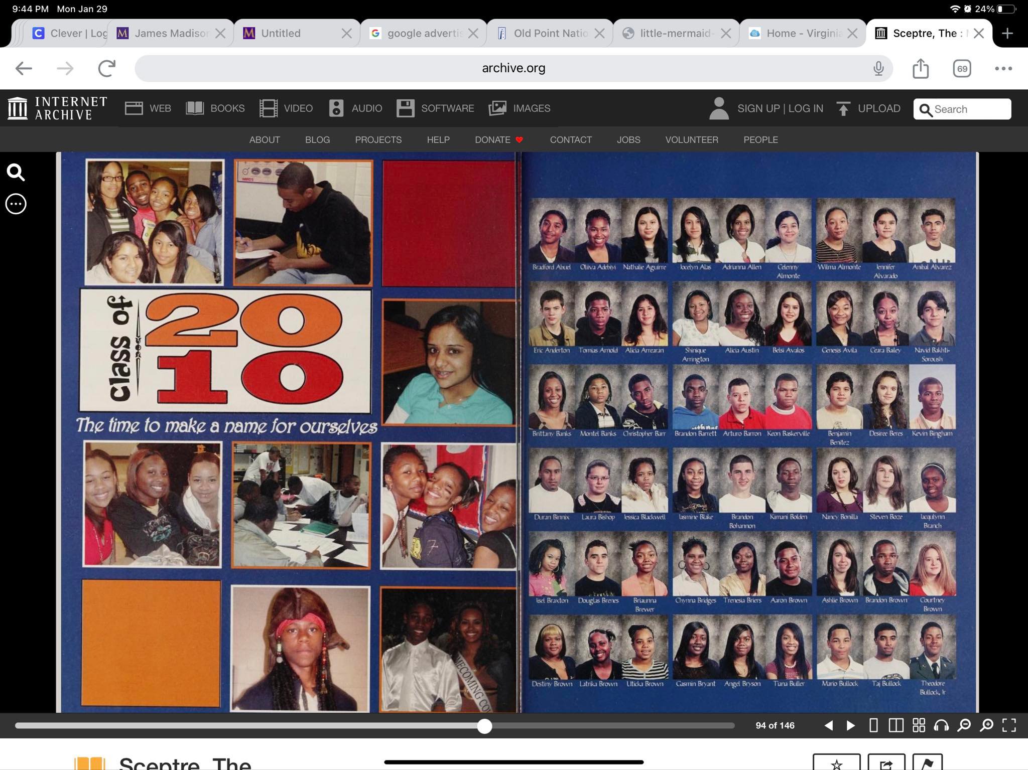 Meadowbrook High School class of 2010 yearbook photos shared