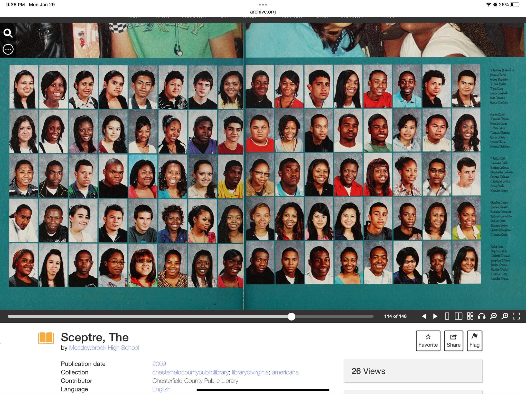 Meadowbrook High School class of 2010 yearbook photos shared