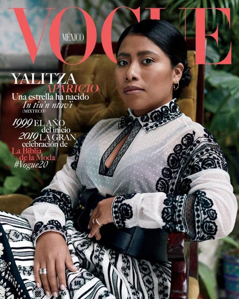 She's the first indigenous woman on the cover of Vogue Mexico.