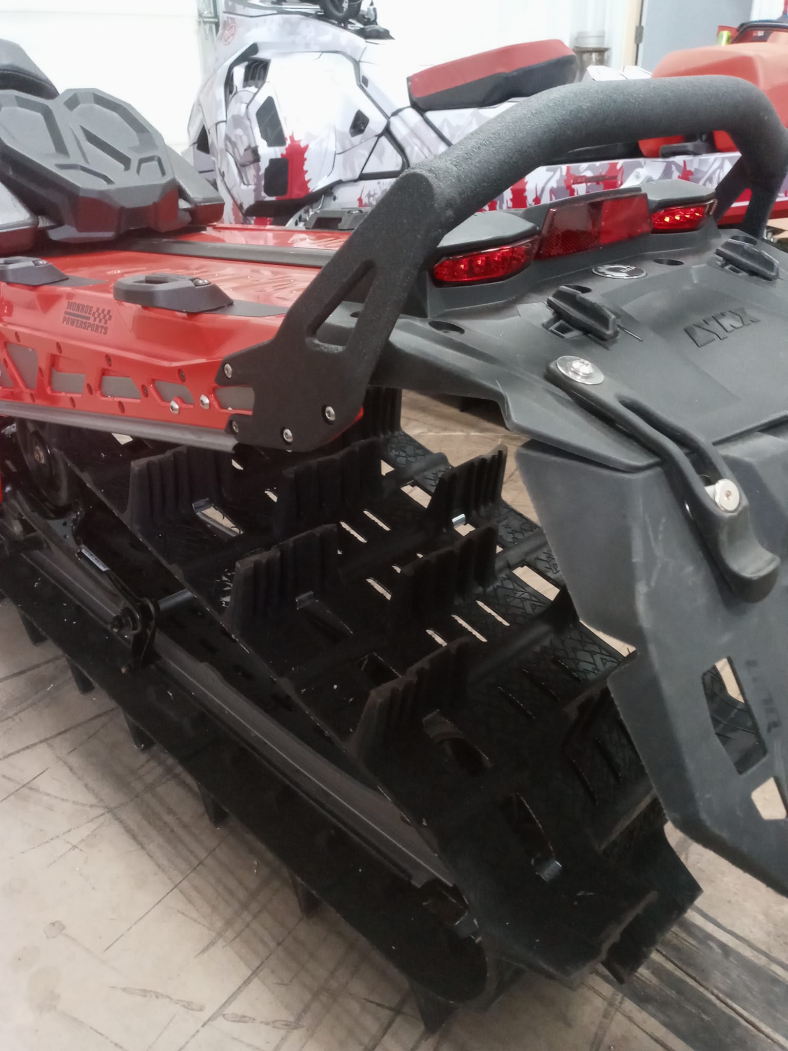 Alpha FWD snowmobile brace by Backwoods BMP