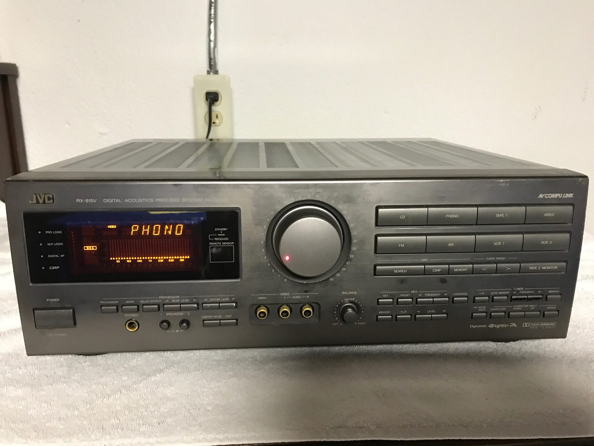 Stereo receiver JVC RX-815 No remote - Electronics & Computers - Macomb ...