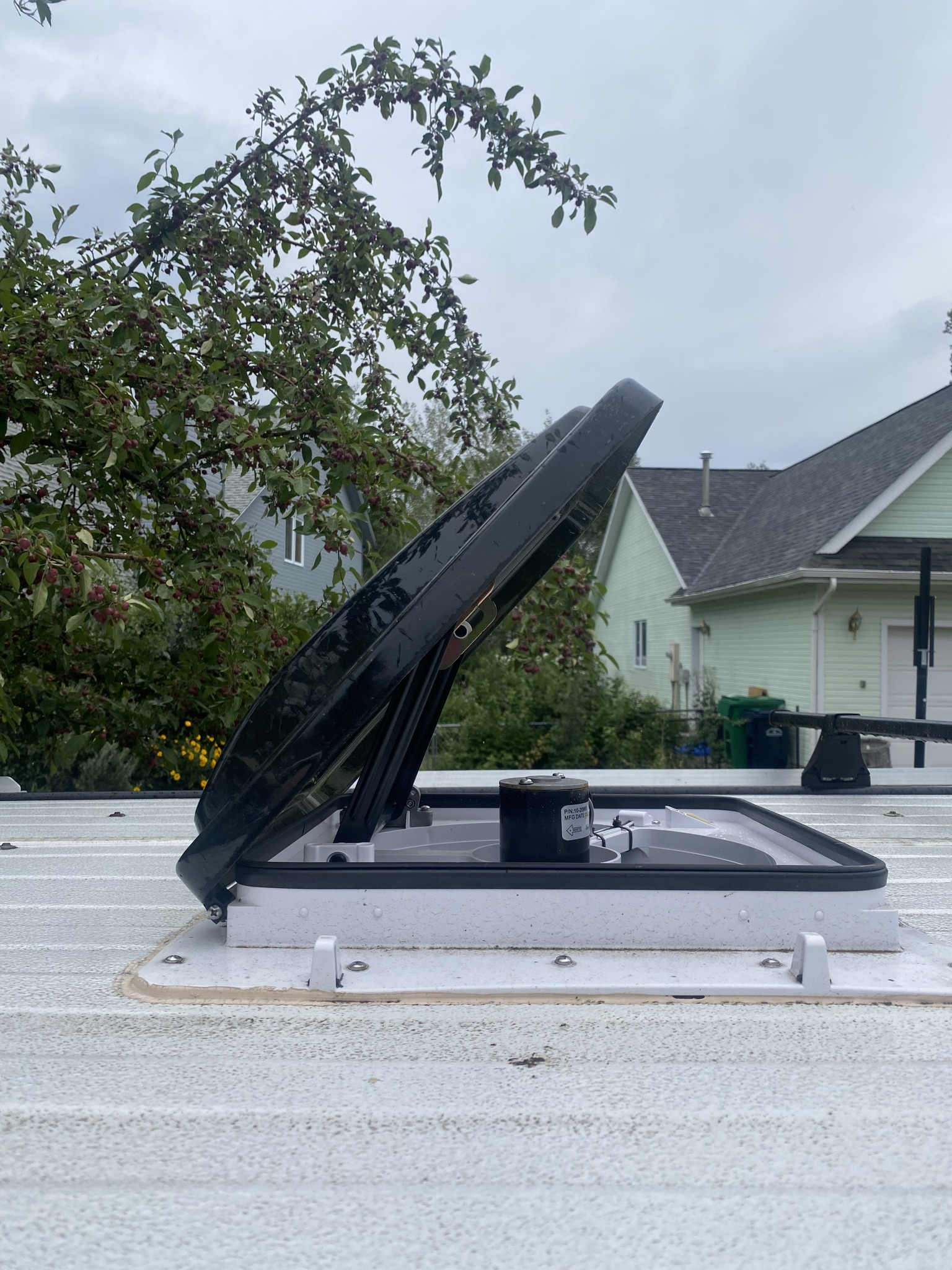 ROTARY WIND DRIVEN BLACK Roof Vent Van Low Profile Trucks Horseboxes