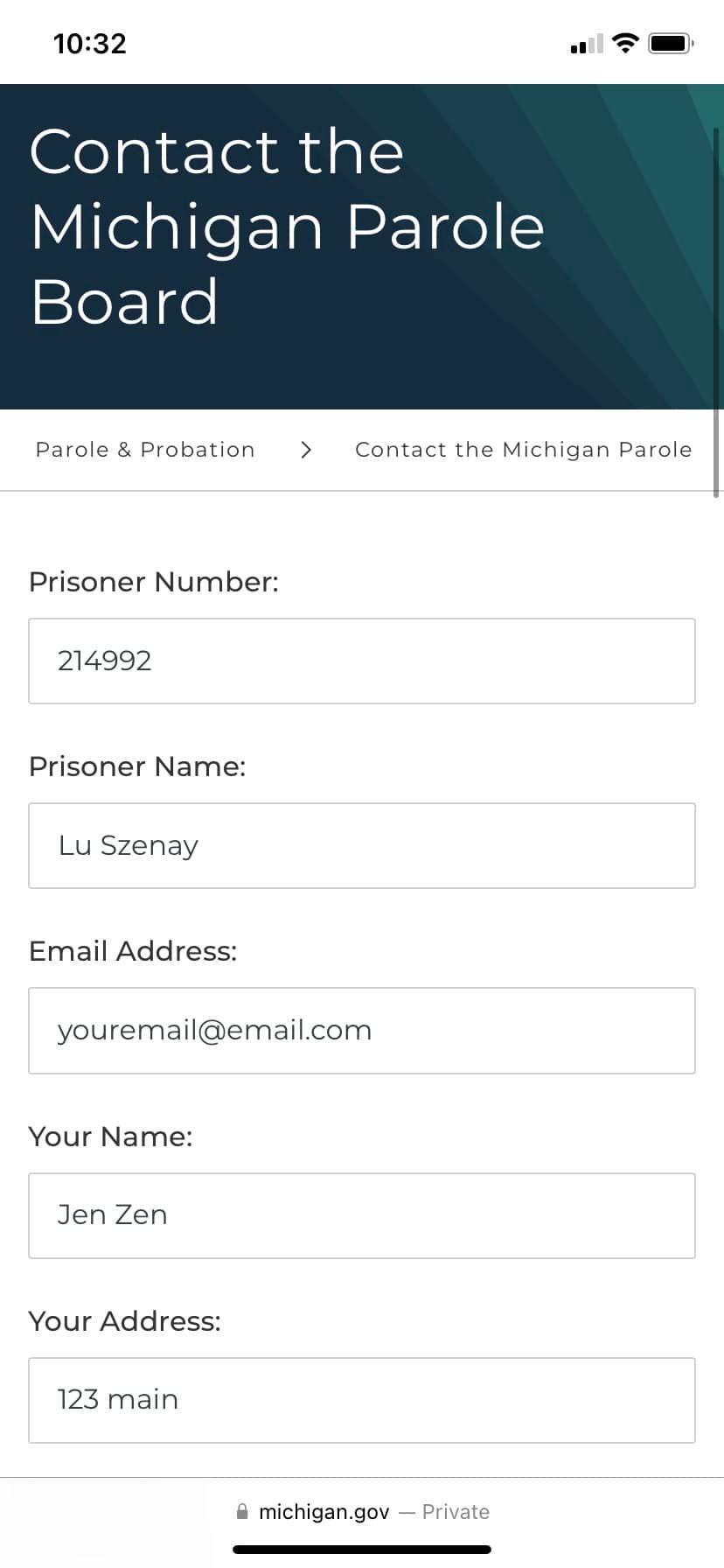 Calling all Supporters ‼️‼️ Within the month the parole board is