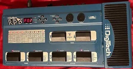 Digitech RP6 effects unit with tape reverse setting