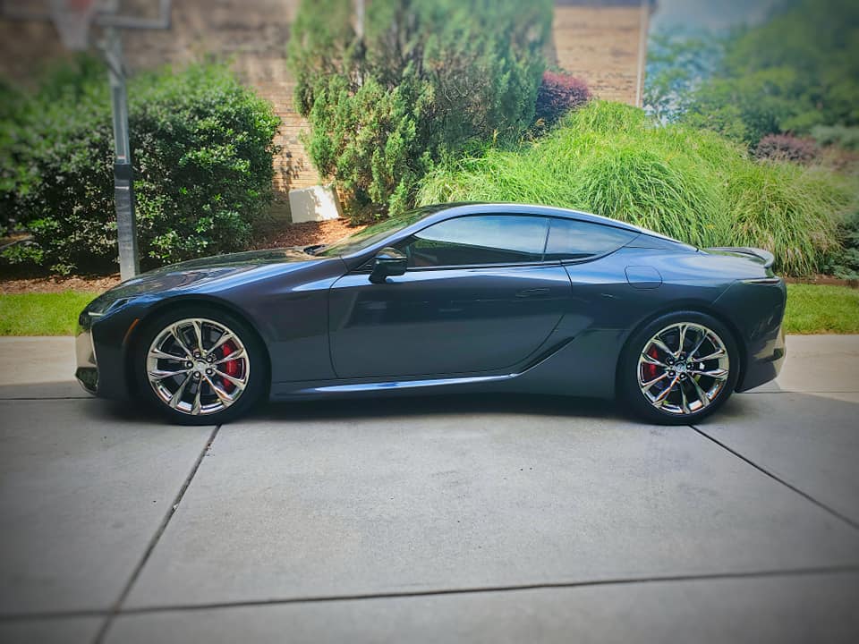 Lexus LC 500 with Weds Wheels' Maverick 2pc 21-inch wheels