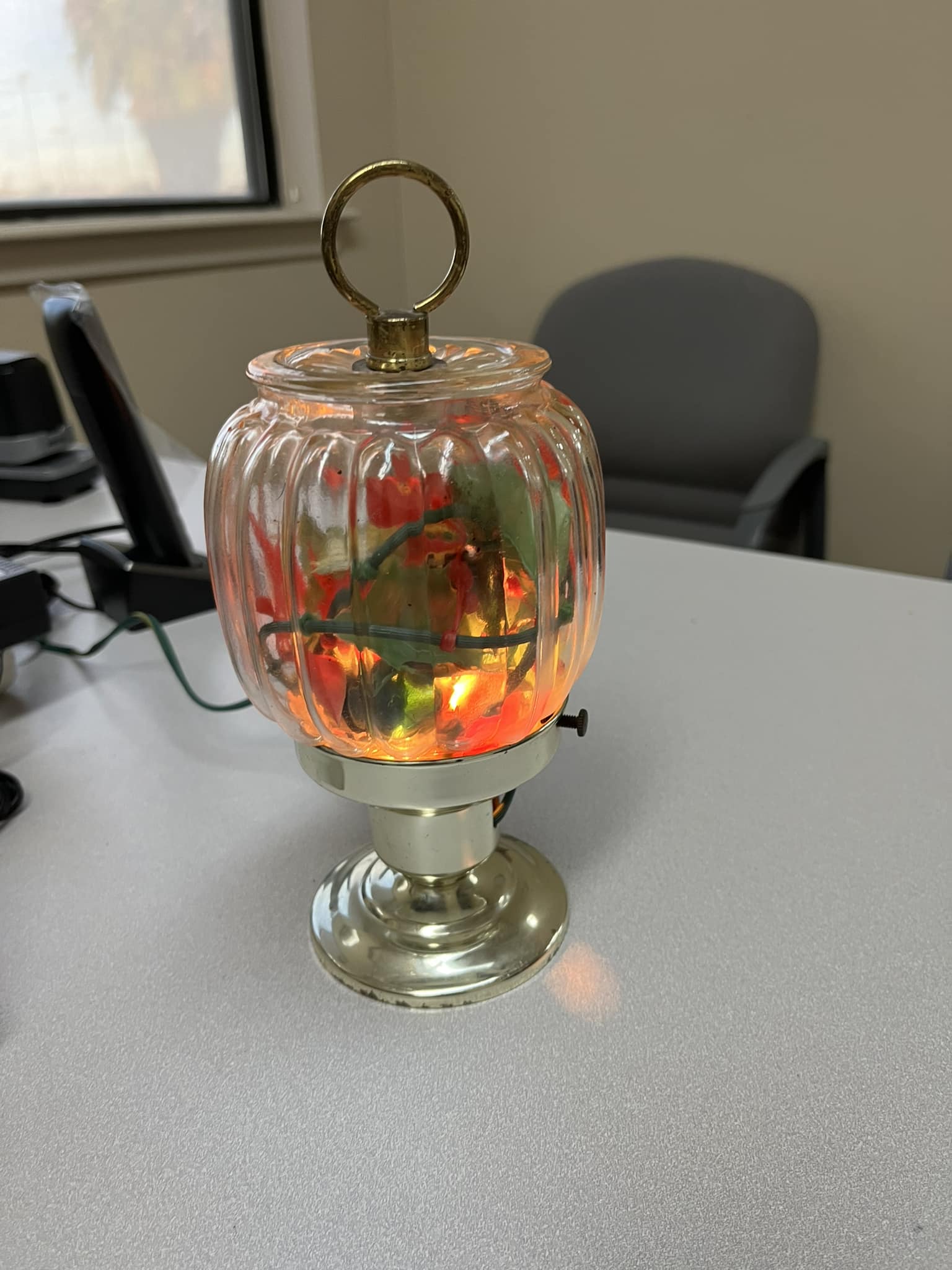 Vintage 1960s Christmas lantern from grandmother