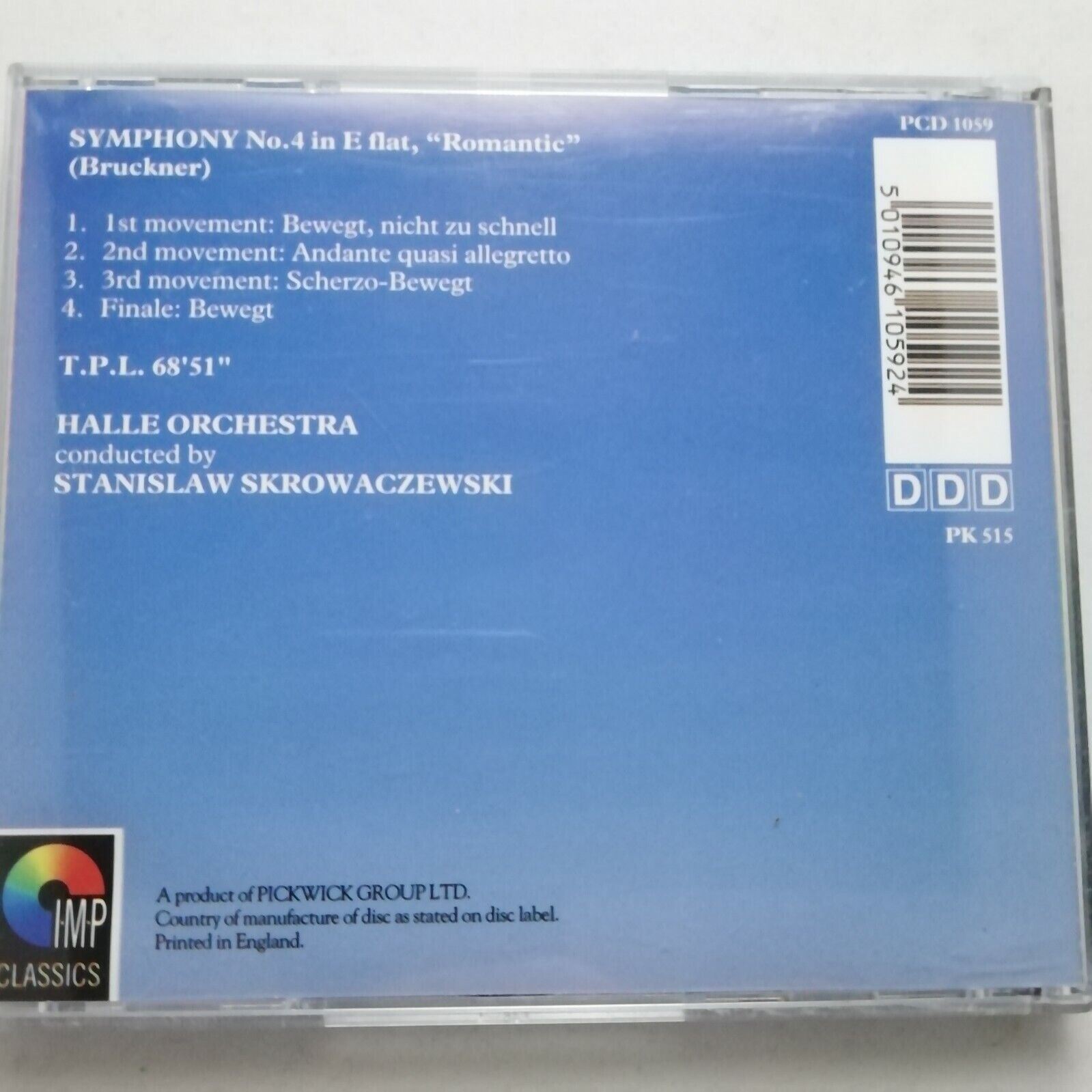 Anton Bruckner's Symphony No 4 by Halle Orchestra