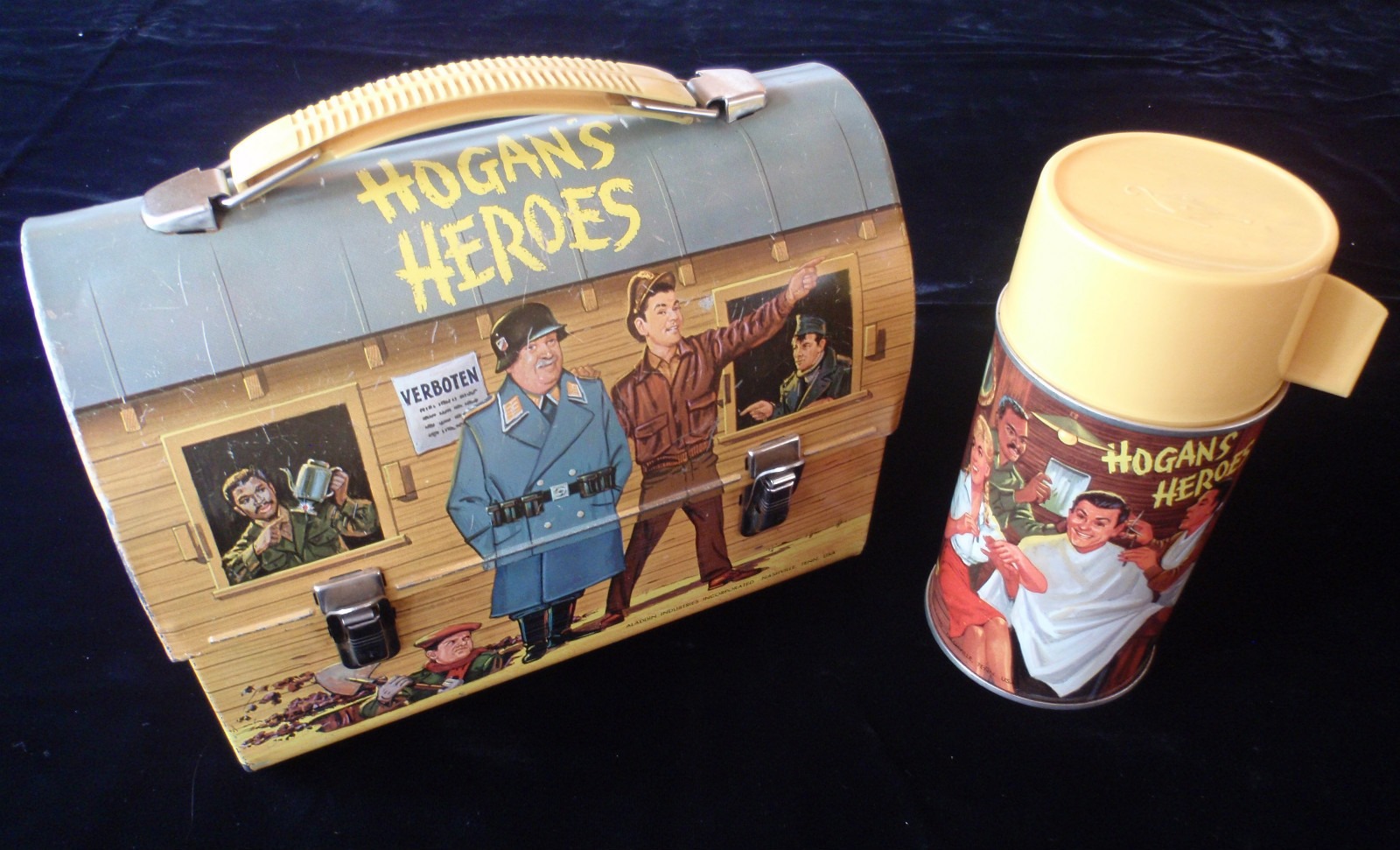 1993 Star Trek Klingon Worf lunch box and case