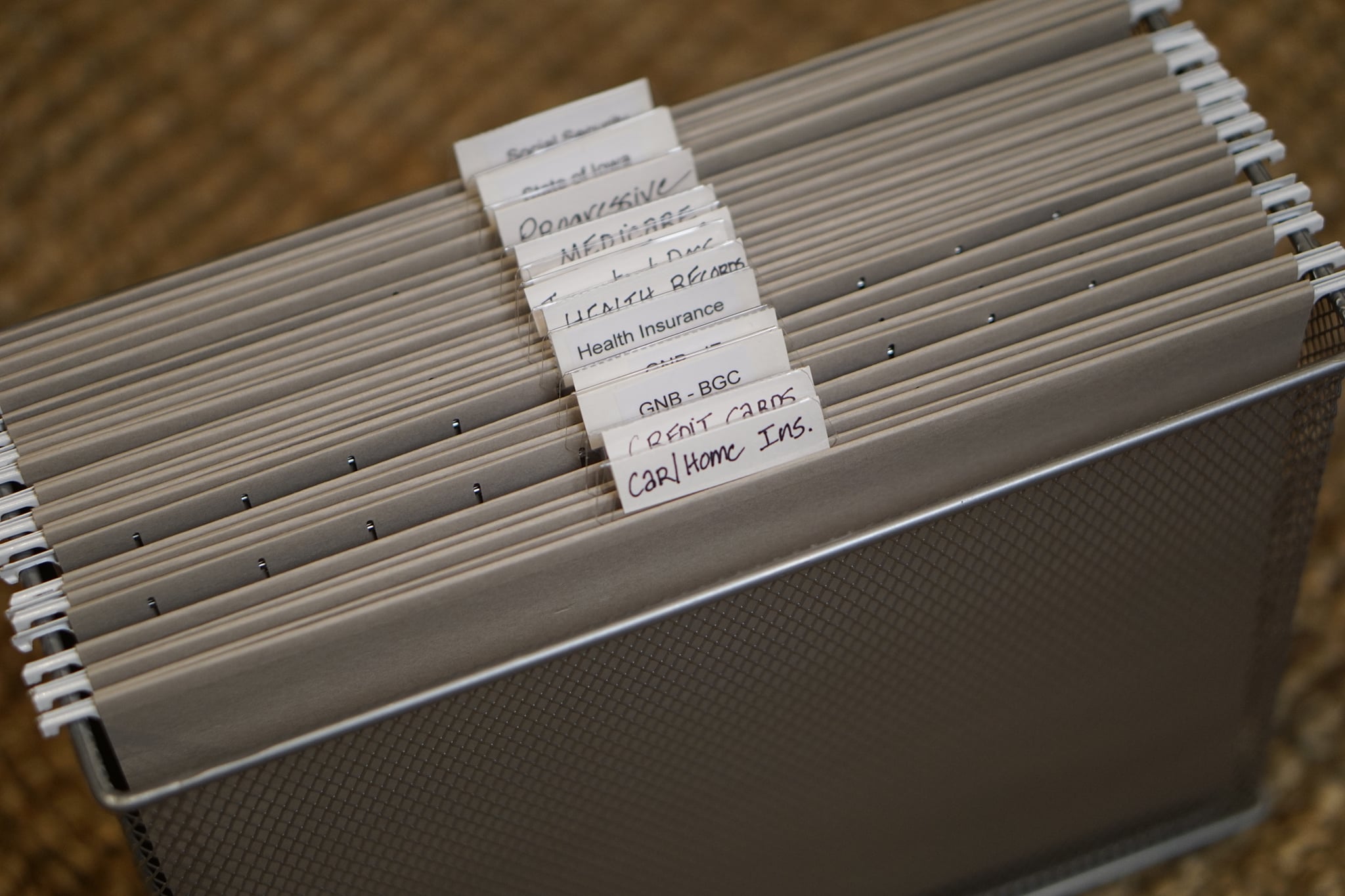 If I Die Document Organizer – 12-Pocket Expanding Binder For Important Papers, Passports, Social Security Cards & Photos