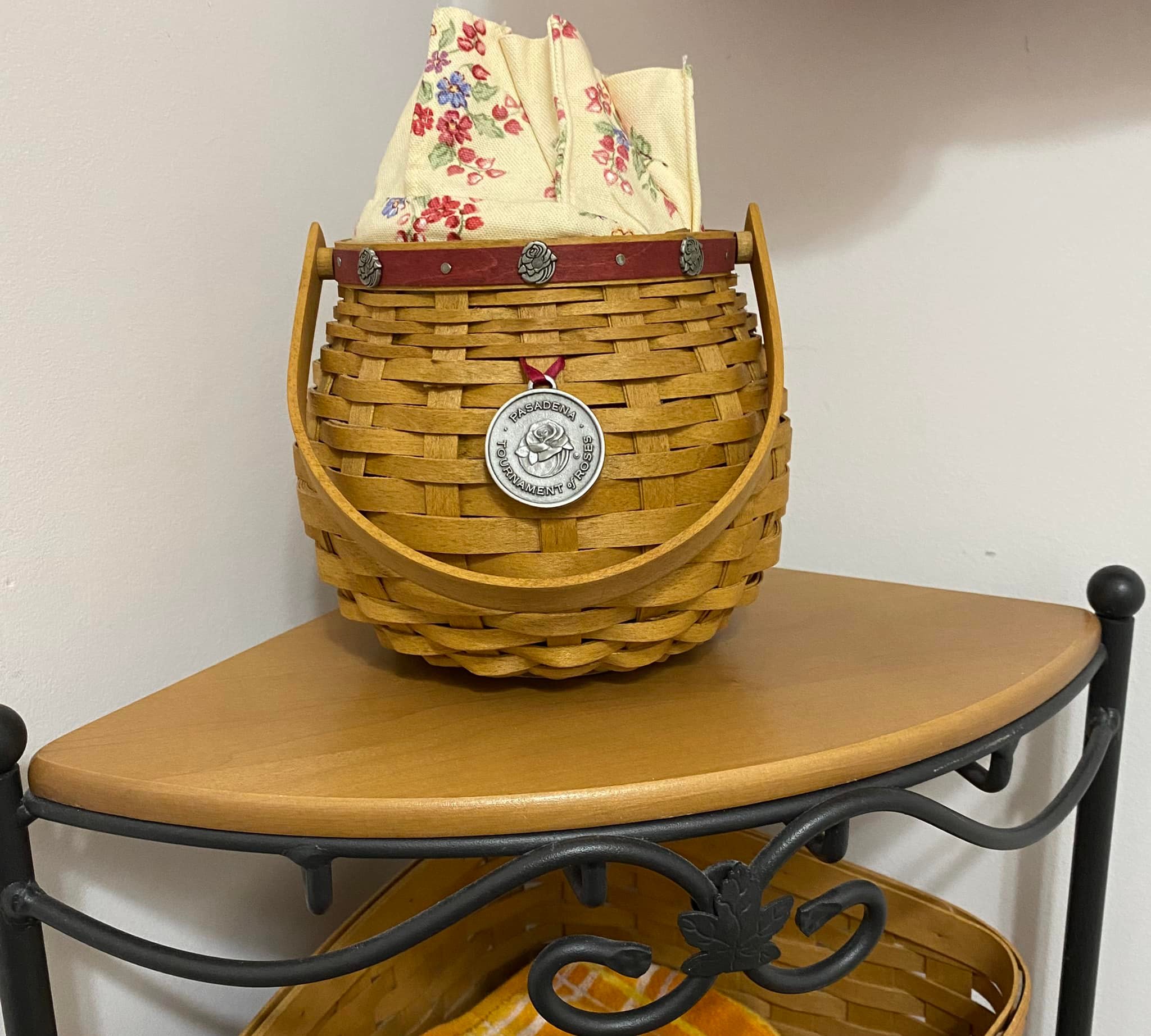 My Tournament of Roses Longaberger basket from 2004!