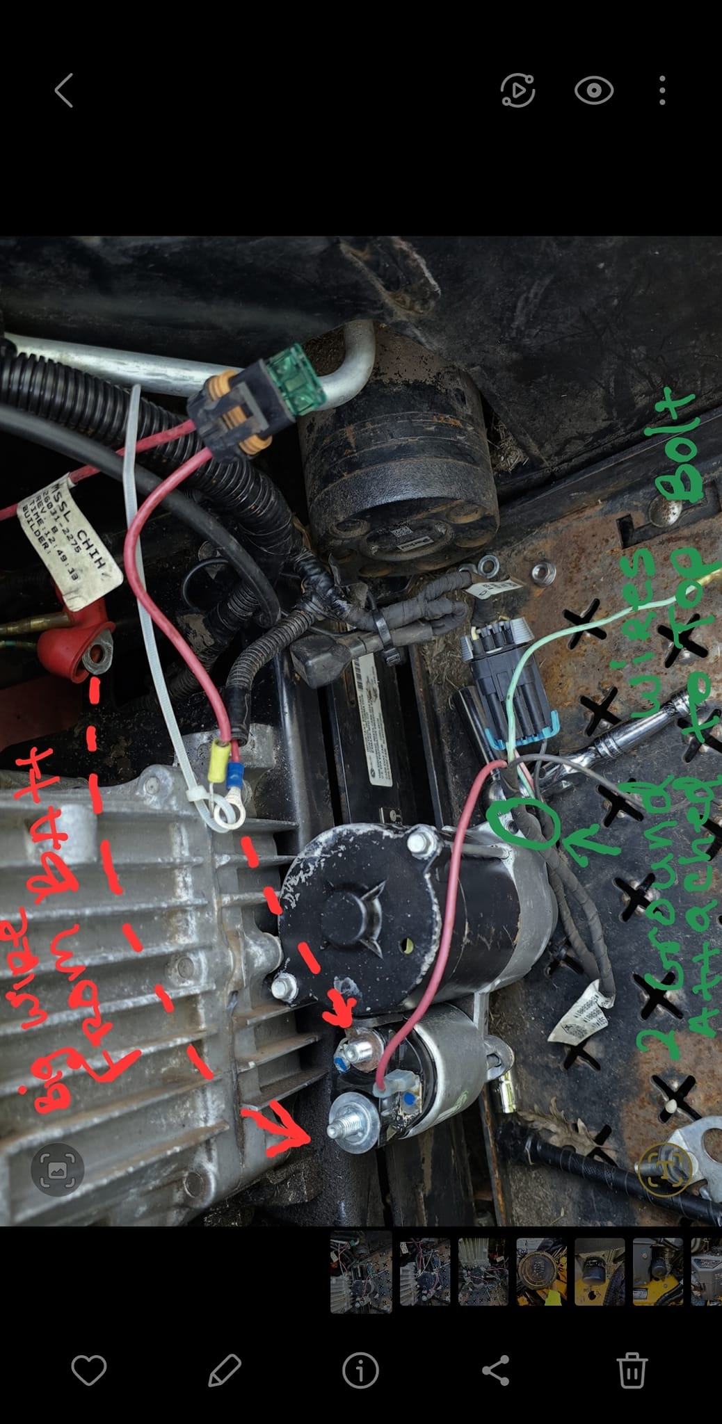 Is the wiring connection for Exmark Staris 36 starter correct?