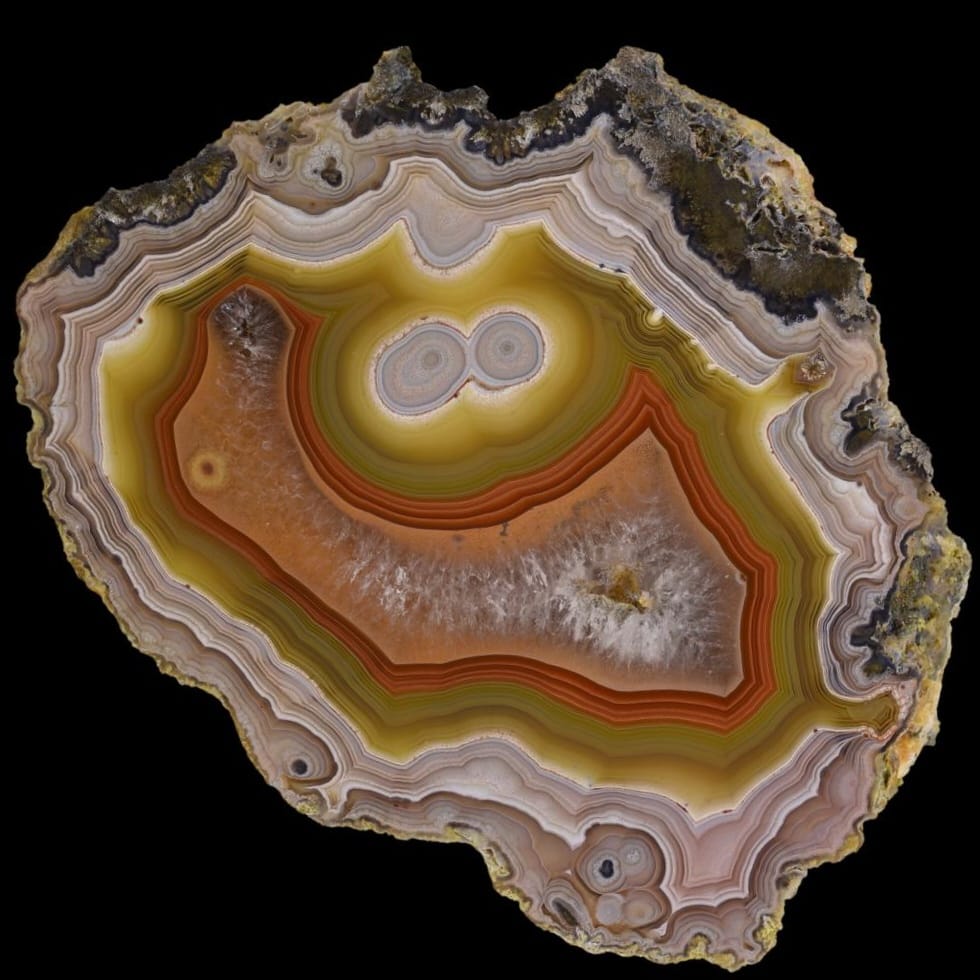 A macro look at a Laguna agate!