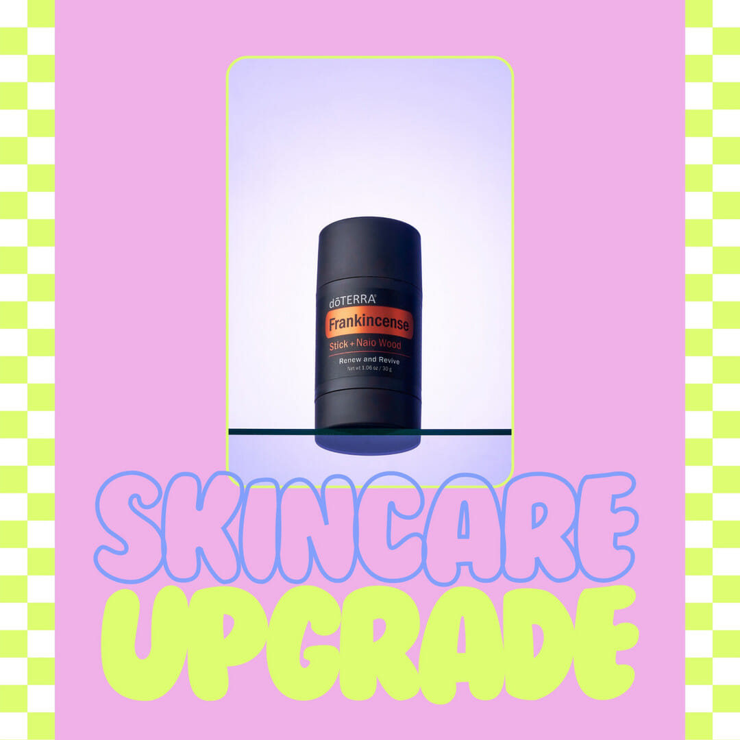 DoTERRA Frankincense Stick and Naio Wood for healthy skin