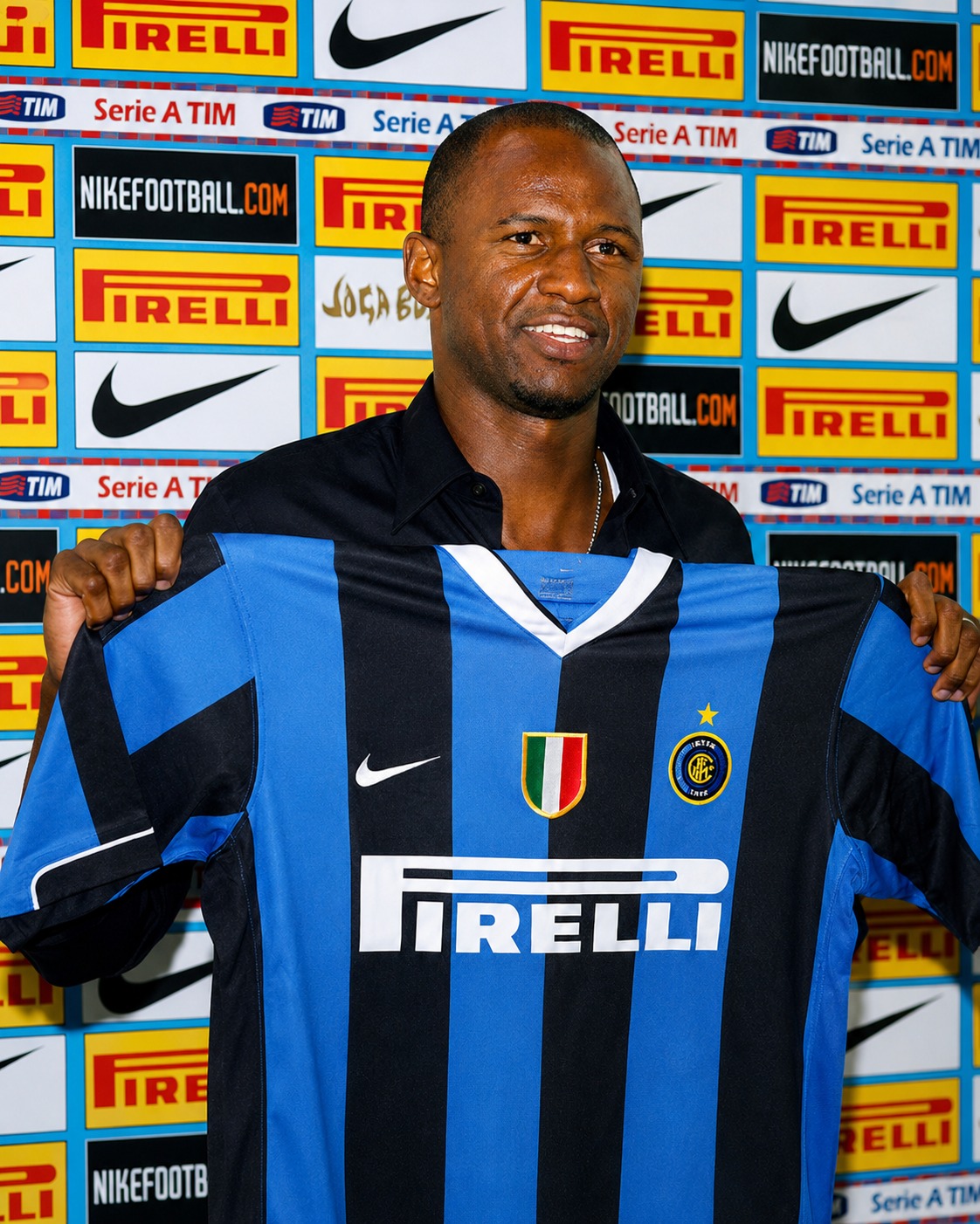 20 years ago, Inter signed Patrick Vieira! 🇫🇷 👕 90 Apps, 9