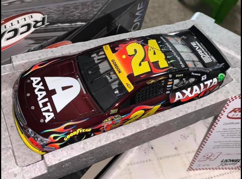 2014 Jeff Gordon Axalta Radiant Red Color Chrome Elite 1 of 36