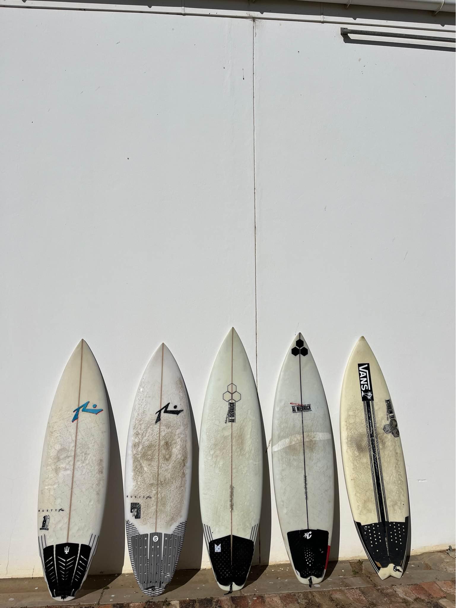 A couple Rustys and Channel Islands surfboards for sale | Used 